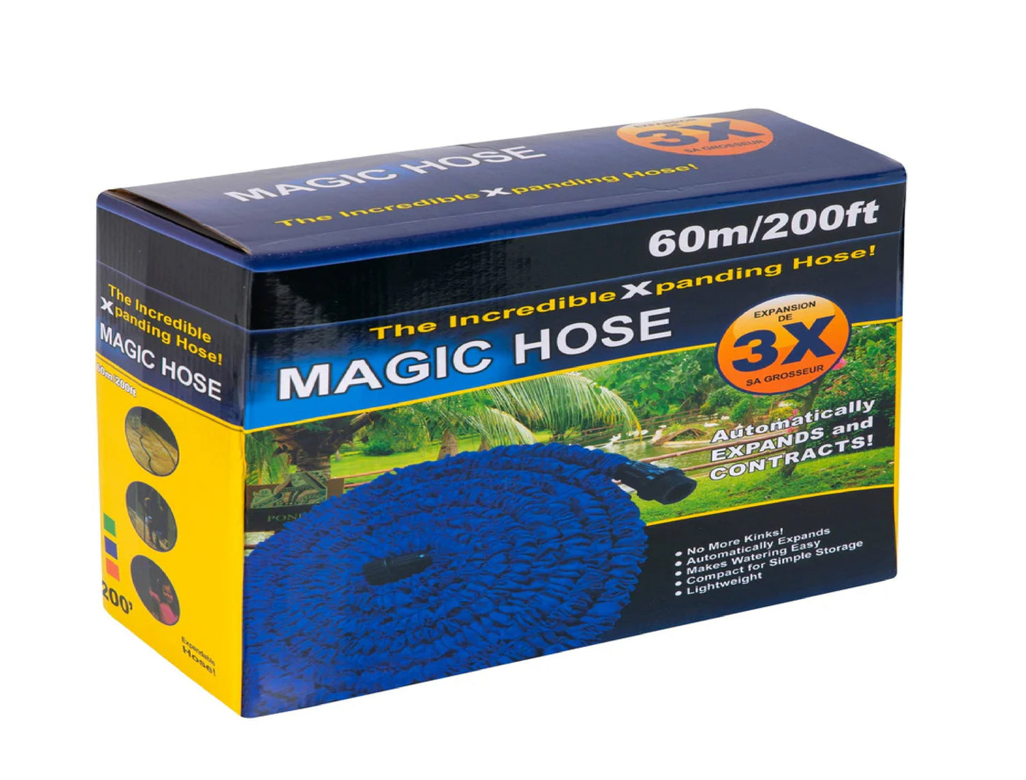 Furtun extensibil de gradina Magic Hose, 60 m, 200 FT, Ibo Dambat IB600003