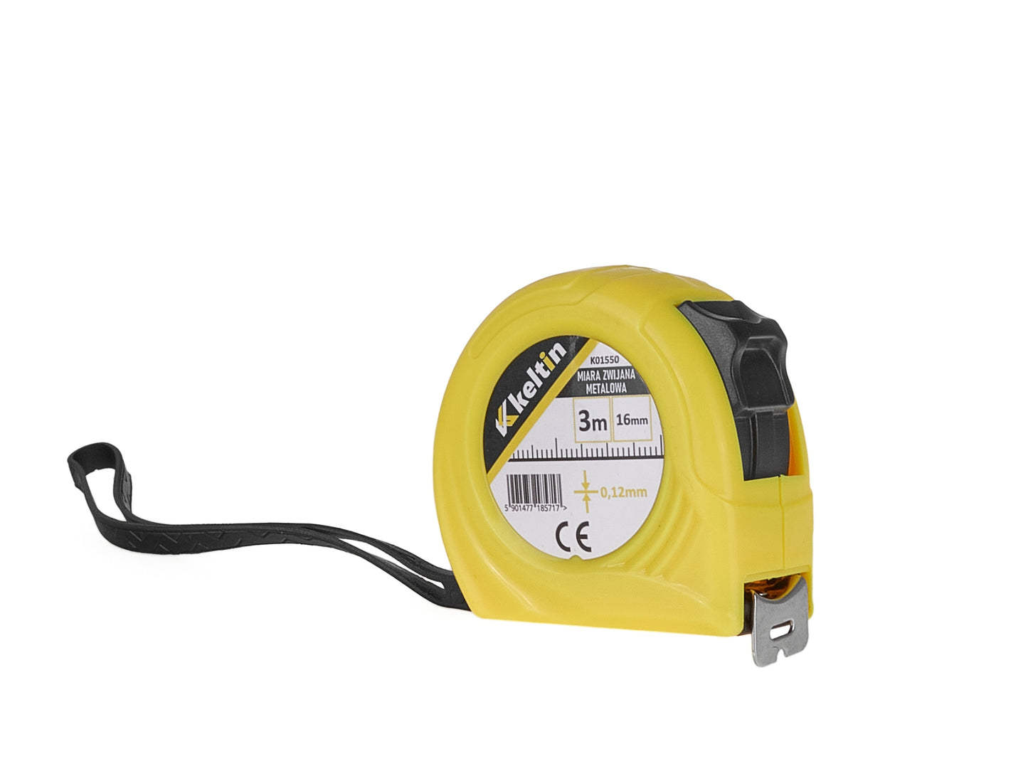 Ruleta metalica laminata, 3 m x 16 mm x 0.12 mm, Keltin K01550