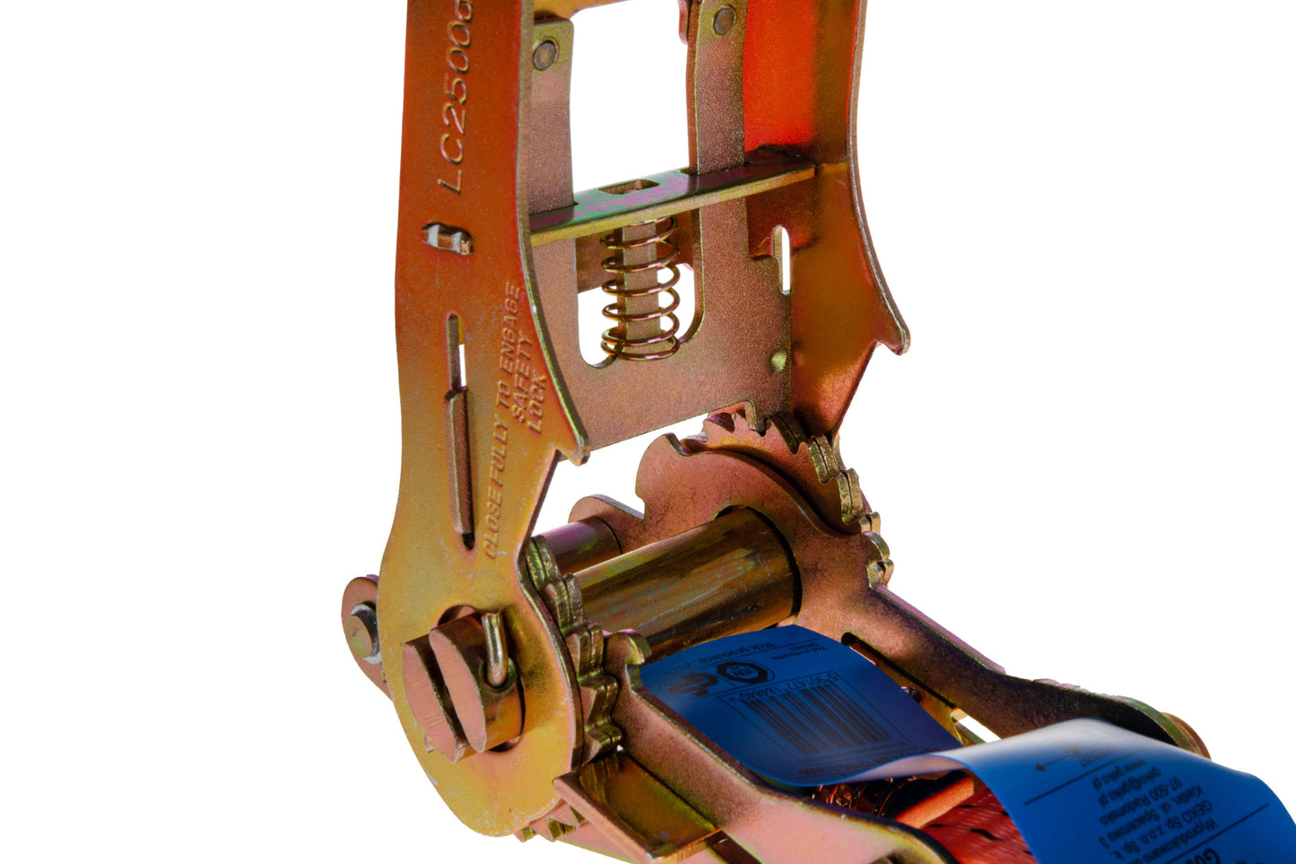 Chinga ancorare cu clichet Ergo, 8 m, 5 T, 50 mm, Geko G03958