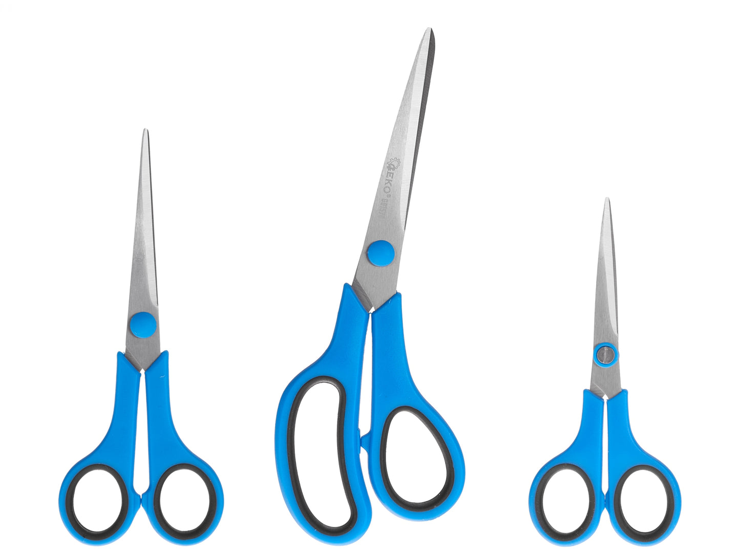 Set foarfece universale, 140 / 170 / 210 mm, 3 elemente, Geko G01570