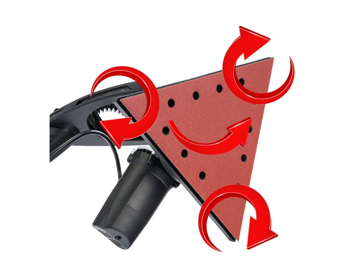 Slefuitor de pereti cu 2 capete, 1500 W, Red Technic RTSDG0085