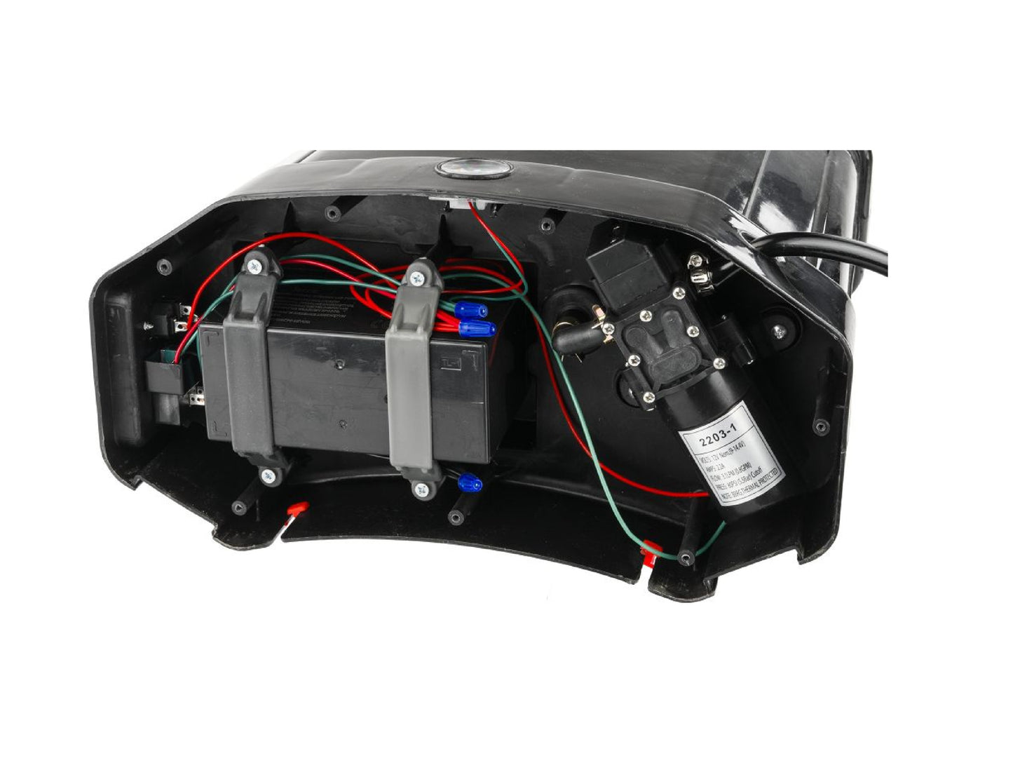 Vermorel cu acumulator si accesorii, 16 l, 8 Ah, Red Technic RTOA0109