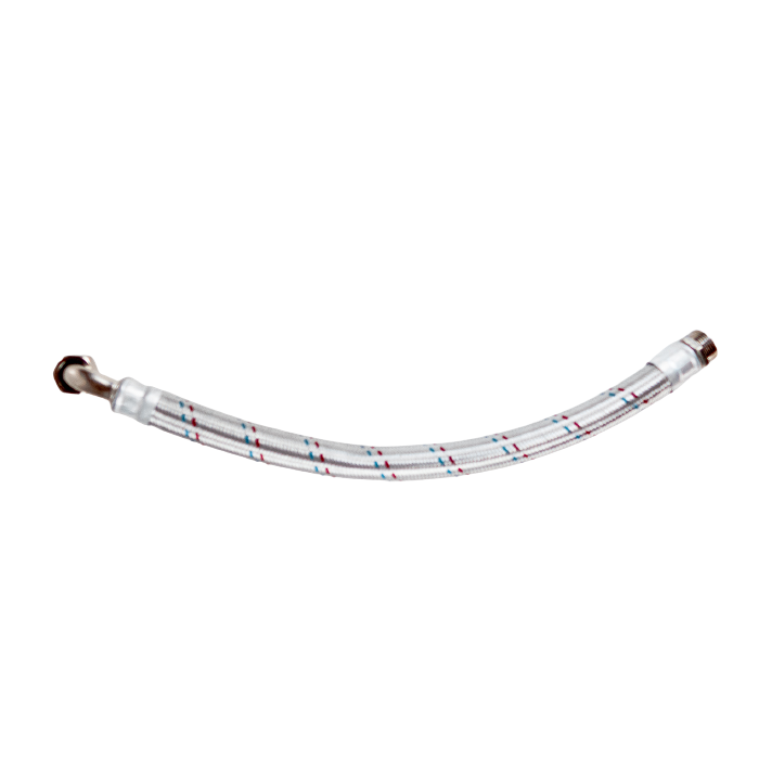 Racord flexibil cu cot, 70 cm, 1", Omnigena OM0210