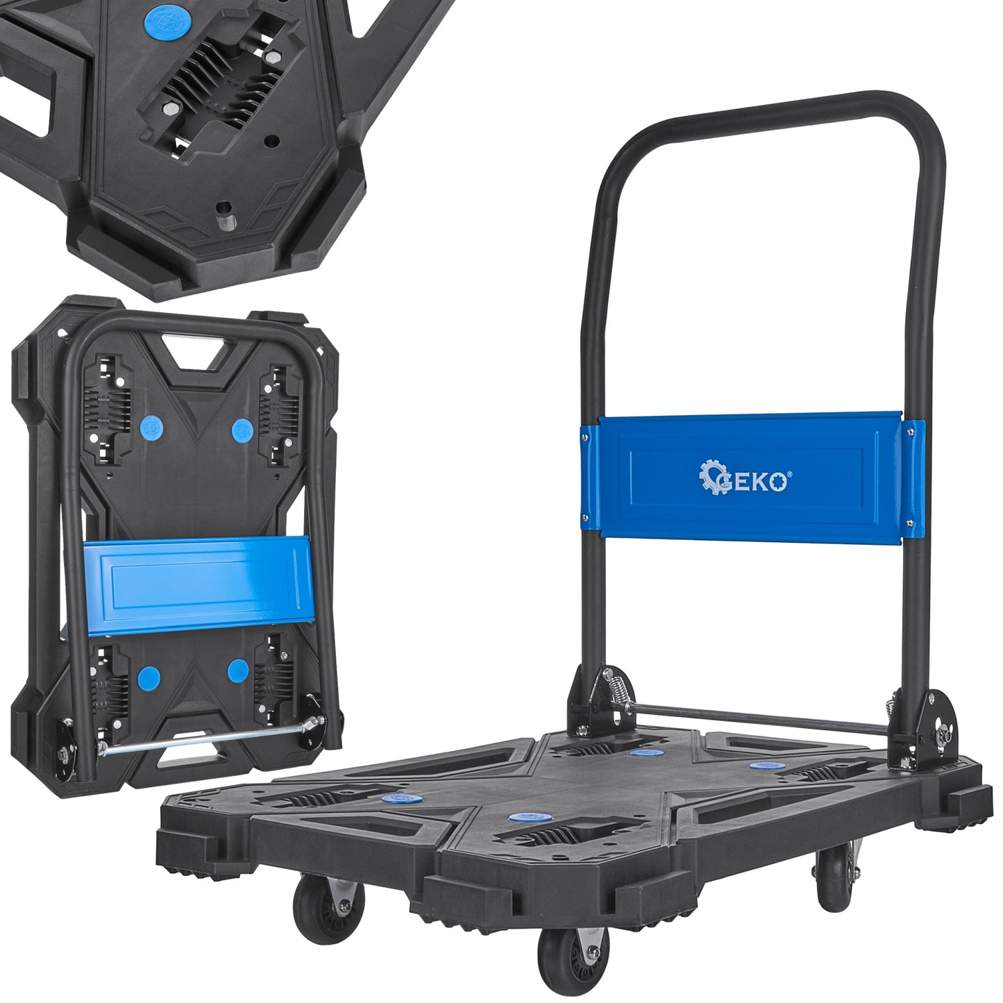 Carucior modular cu platforma, capacitate maxima 150 kg, Geko Premium G71112