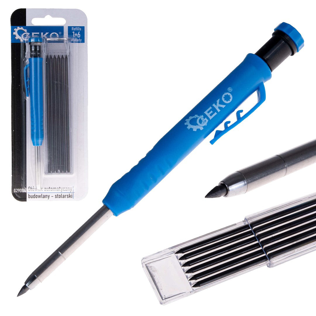 Set creion mecanic pentru constructii cu 7 rezerve, Geko G29004