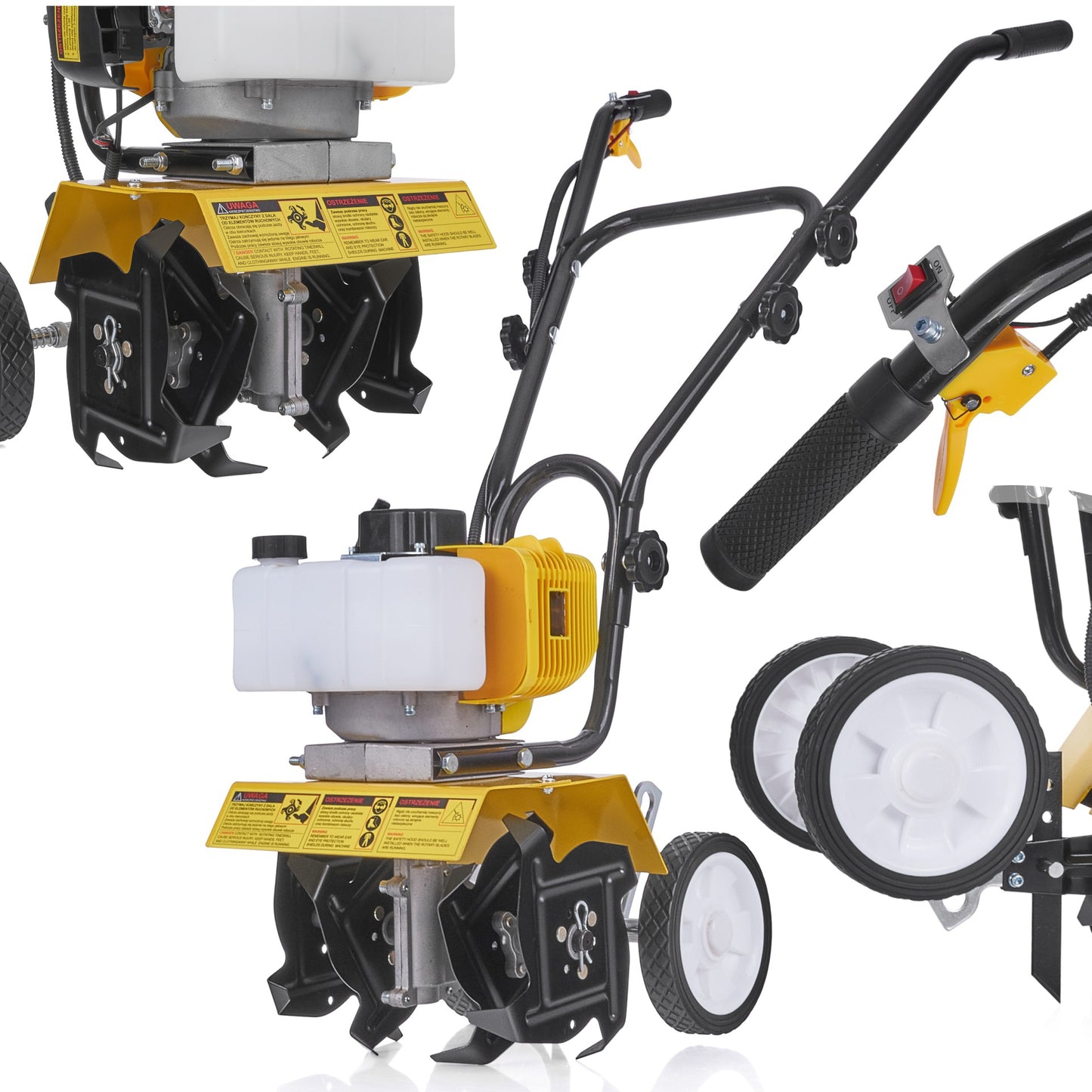 Motocultor pe benzina, latime de lucru 28 cm, John Gardener G84009