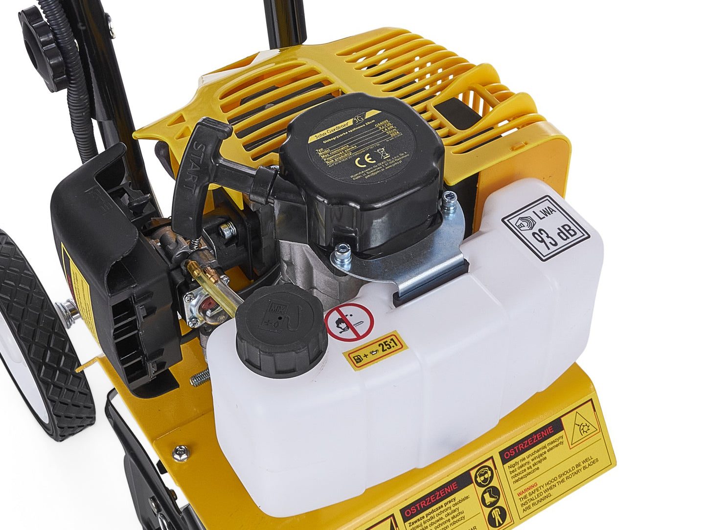 Motocultor pe benzina, latime de lucru 28 cm, John Gardener G84009