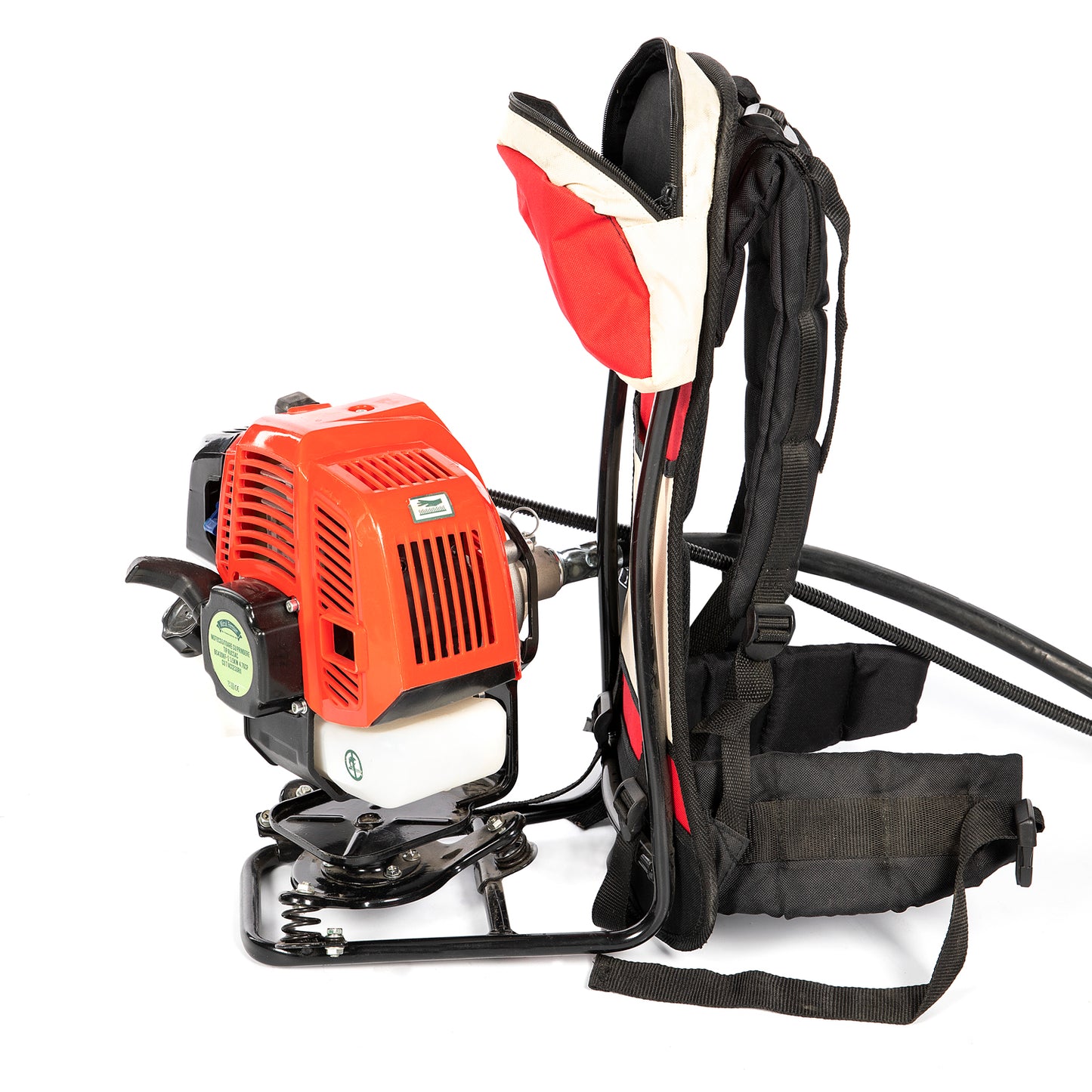 Motocoasa tip rucsac pe benzina cu 7 accesorii, 4.76 cp, Micul Fermier GF-1550