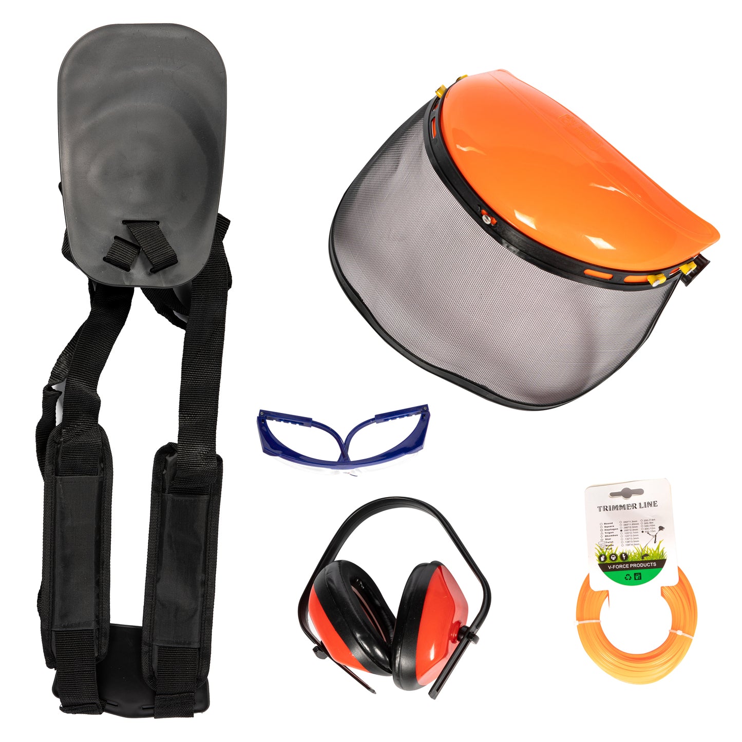 Motocoasa tip rucsac pe benzina cu 7 accesorii, 4.76 cp, Micul Fermier GF-1550