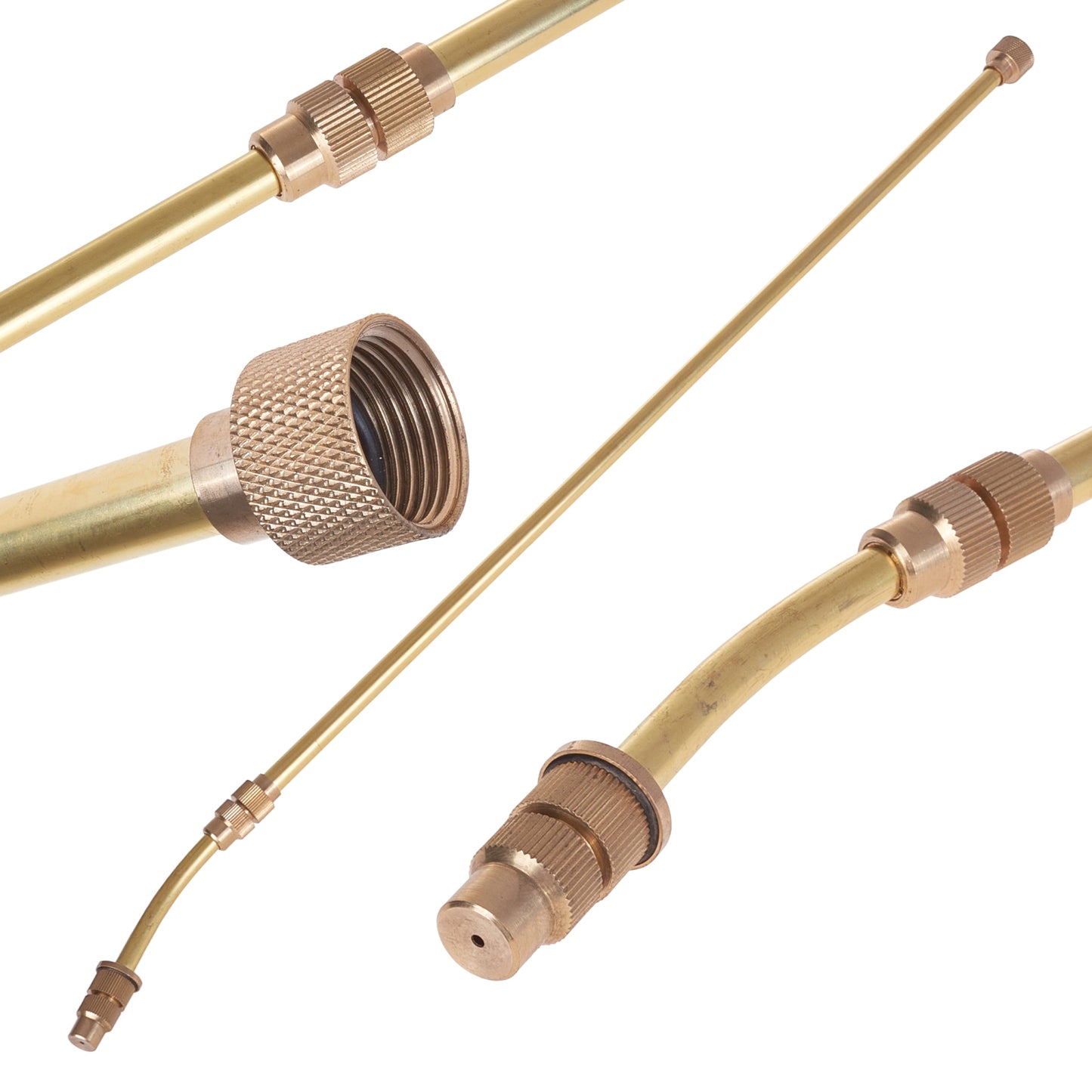 Lance telescopica de puverizare din alama, 50-98 cm, Geko G73264