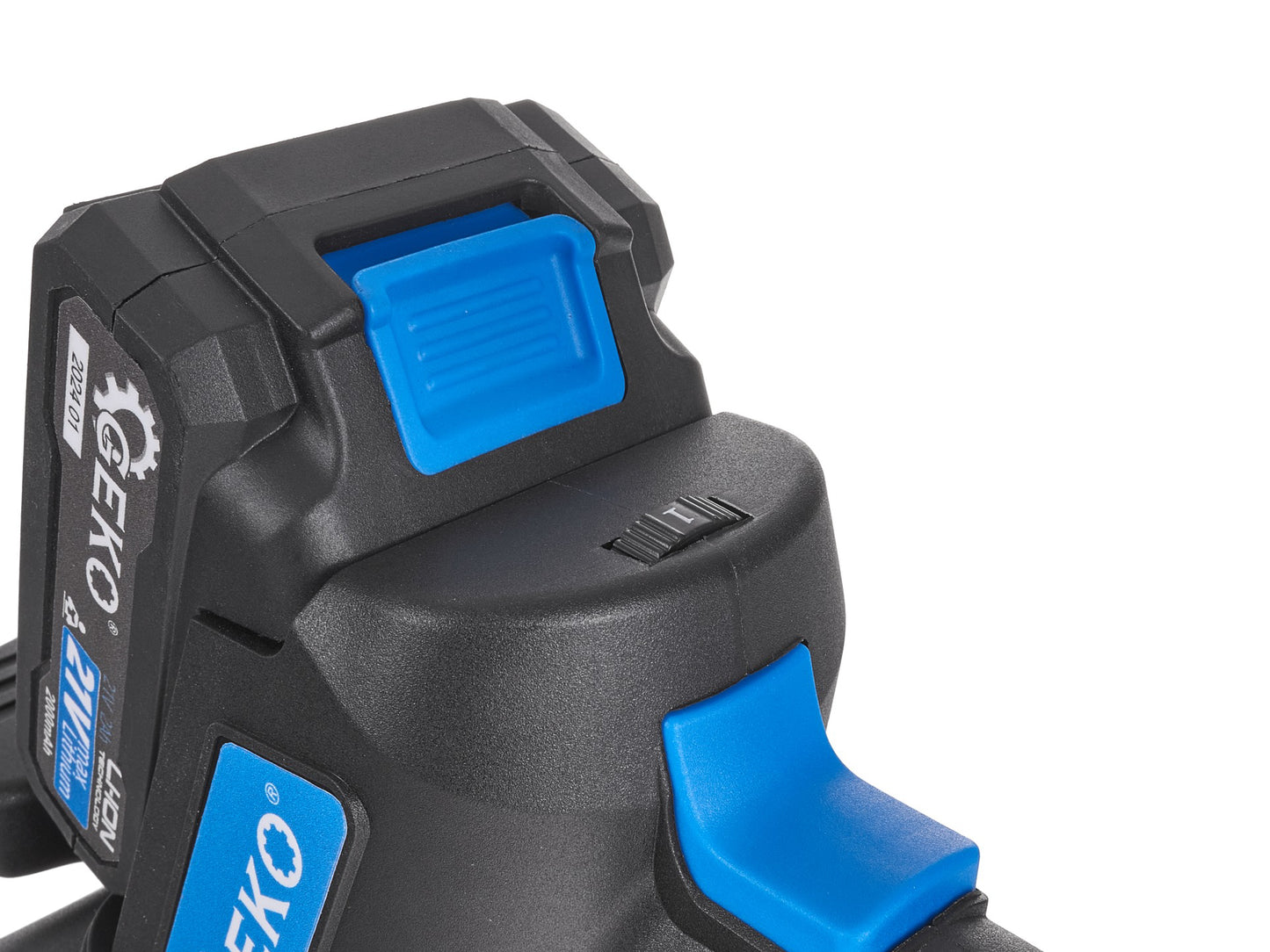 Ventuza vibranta pentru placi cu acumulator si incarcator, 2 x 21 V, Geko G80673