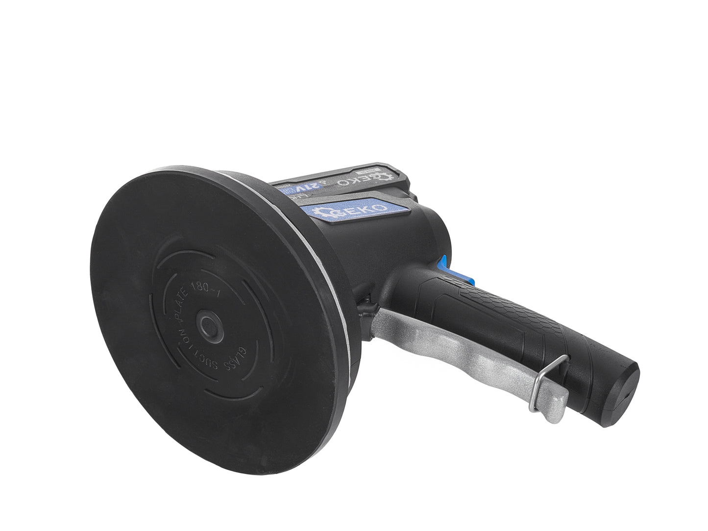 Ventuza vibranta pentru placi cu acumulator si incarcator, 2 x 21 V, Geko G80673