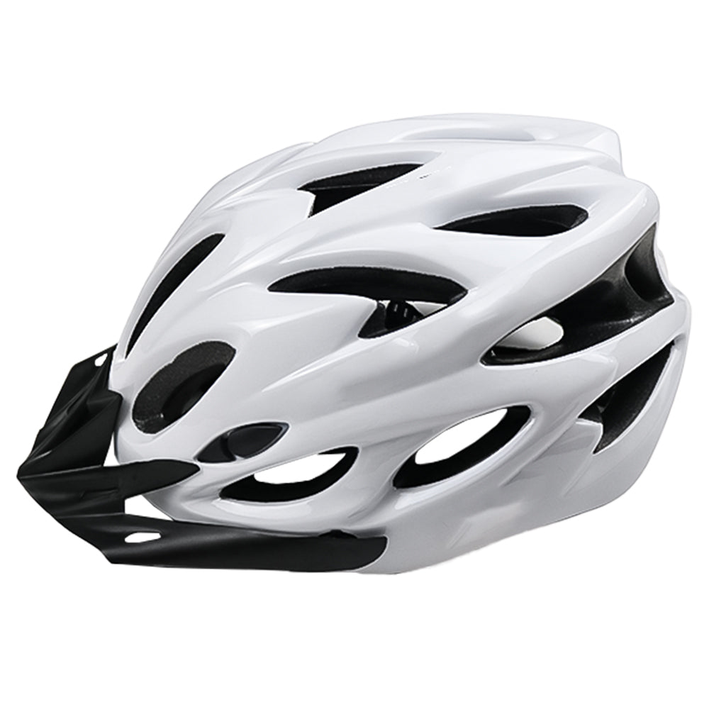 Casca pentru bicicleta cu lanterna Race White, MalTrack 110418