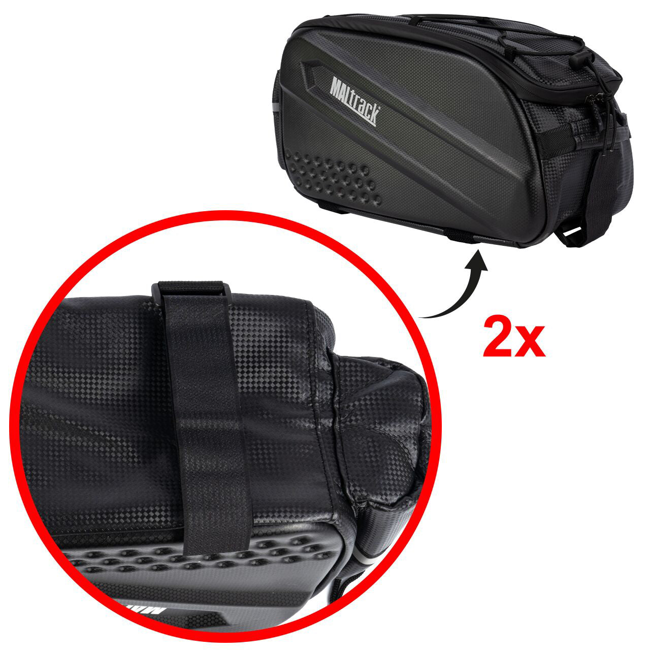 Geanta impermeabila pentru portbagaj bicicleta, capacitate 10 l, MalTrack 111374