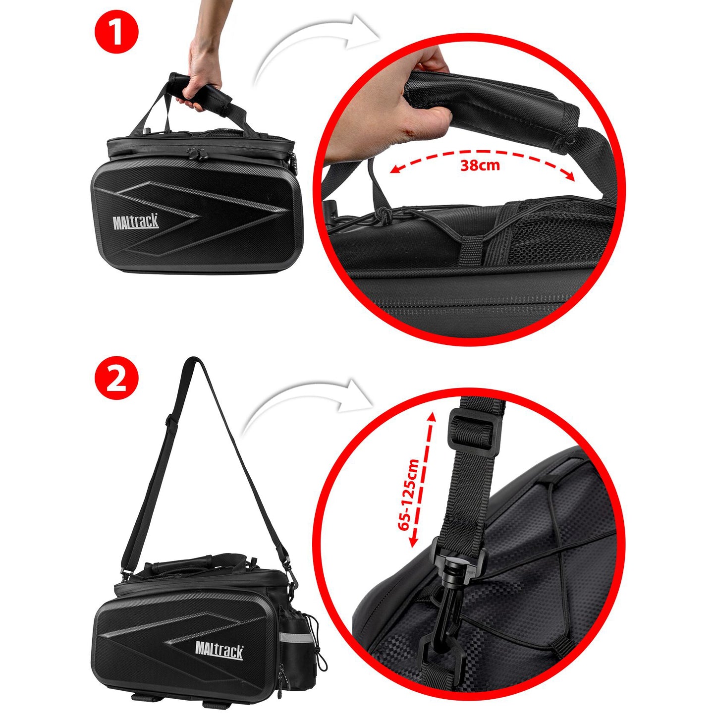 Geanta termica impermeabila pentru bicicleta, capacitate 10 l, MalTrack 111373