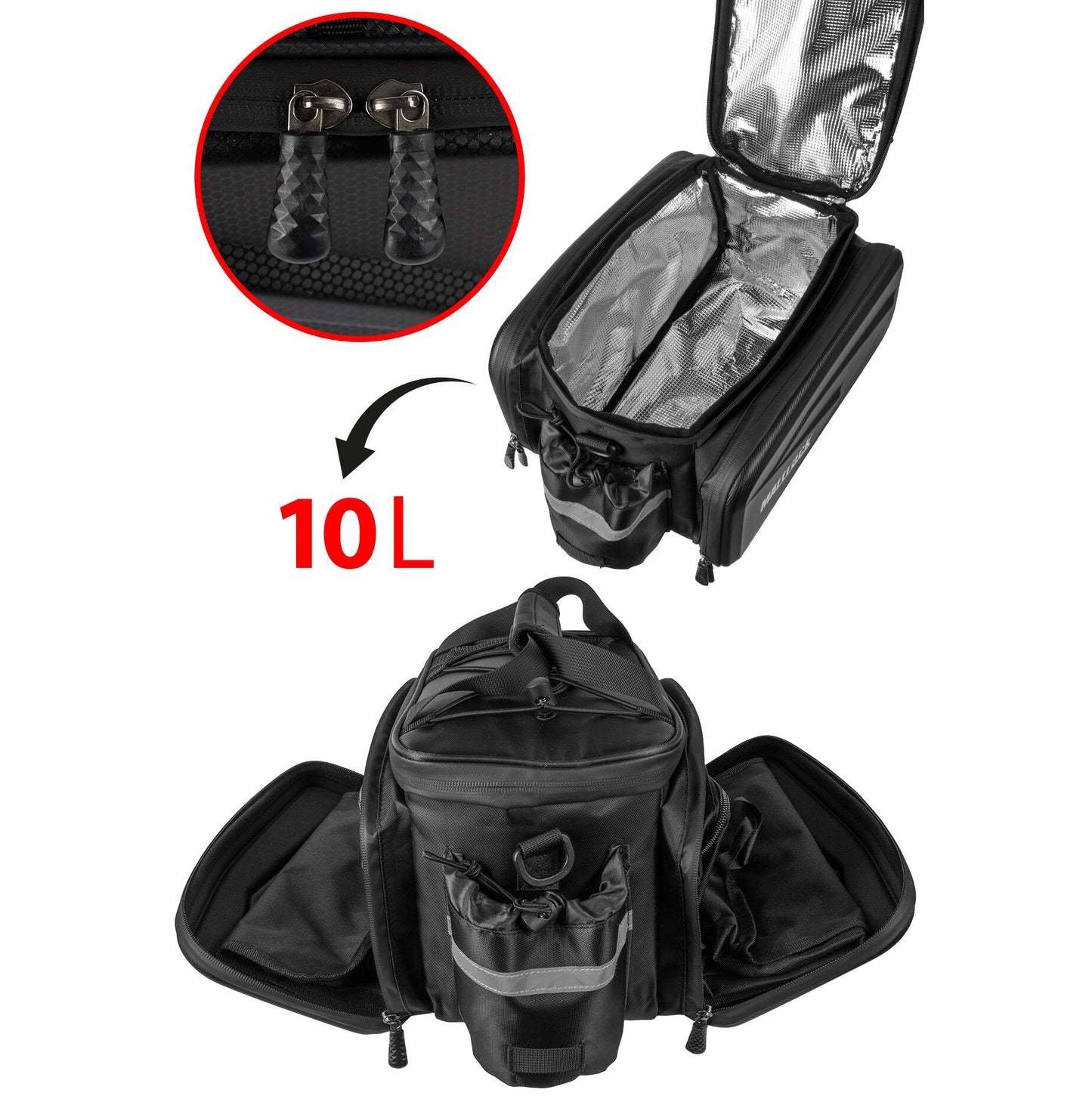 Geanta termica impermeabila pentru bicicleta, capacitate 10 l, MalTrack 111373