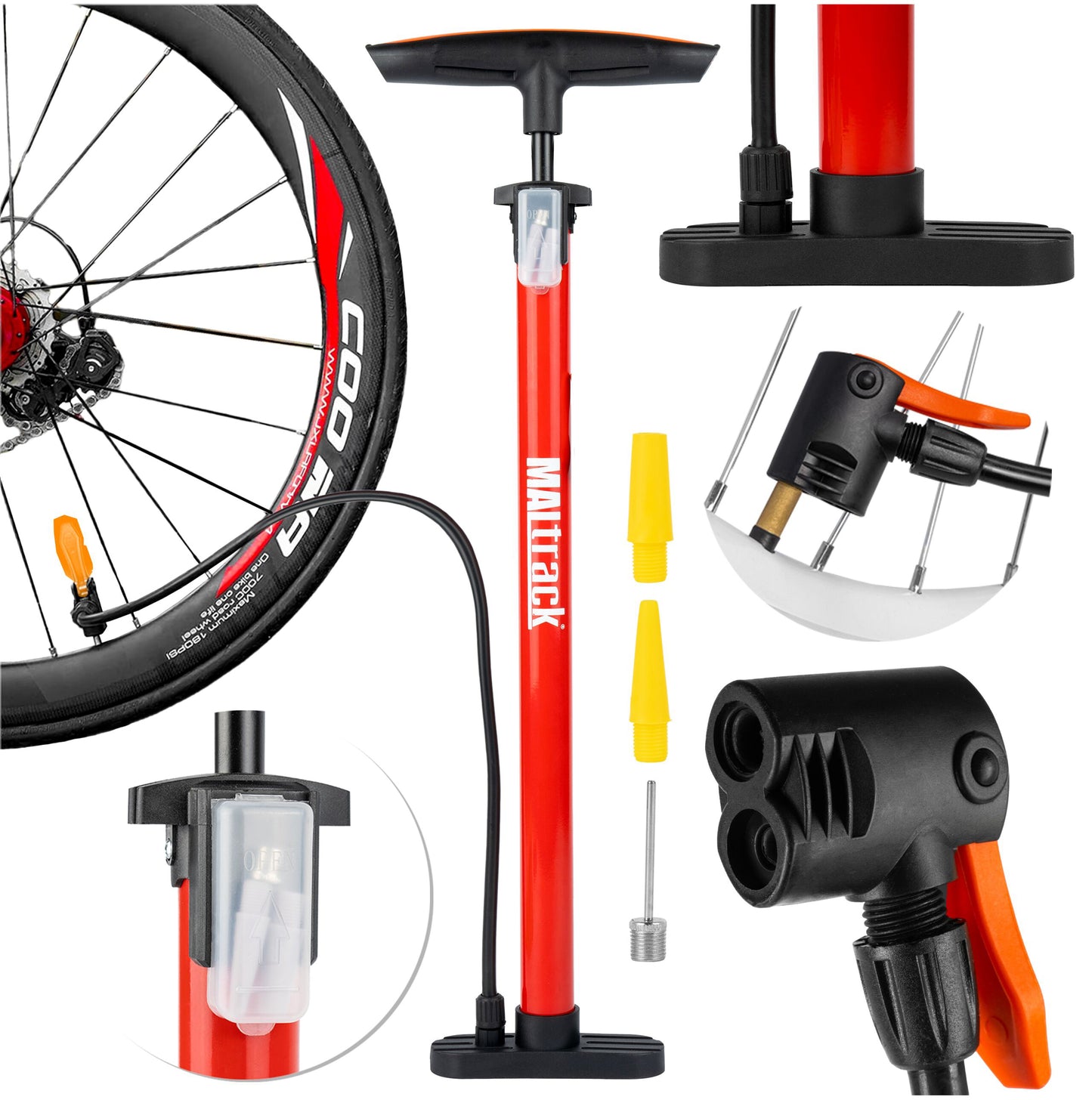 Pompa pentru bicicleta, MalTrack 111376