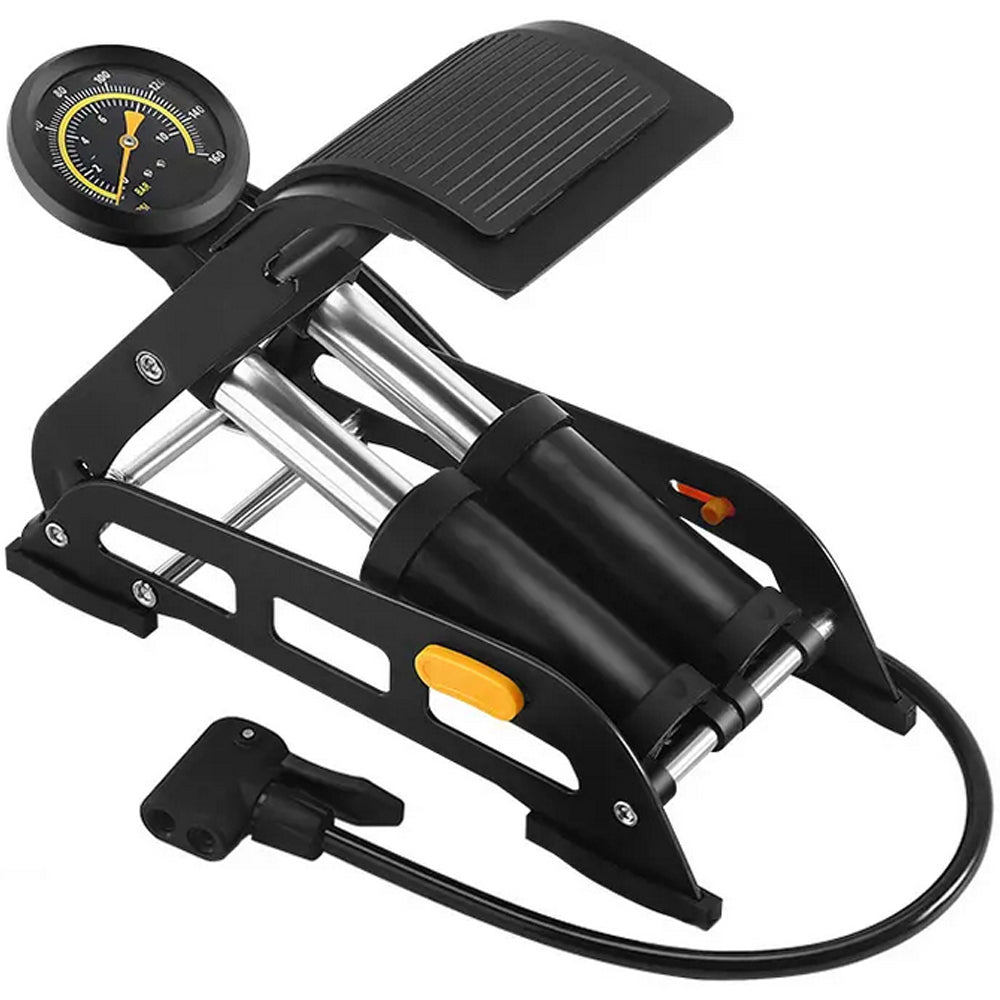 Pompa de picior cu manometru pentru bicicleta B-Pump300 si accesorii, MalTrack 111378