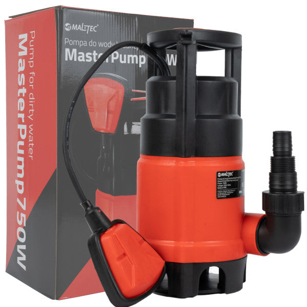 Pompa submersibila pentru apa curata / murdara MasterPump, 750 W, 12500 l / h, MalTec 111228