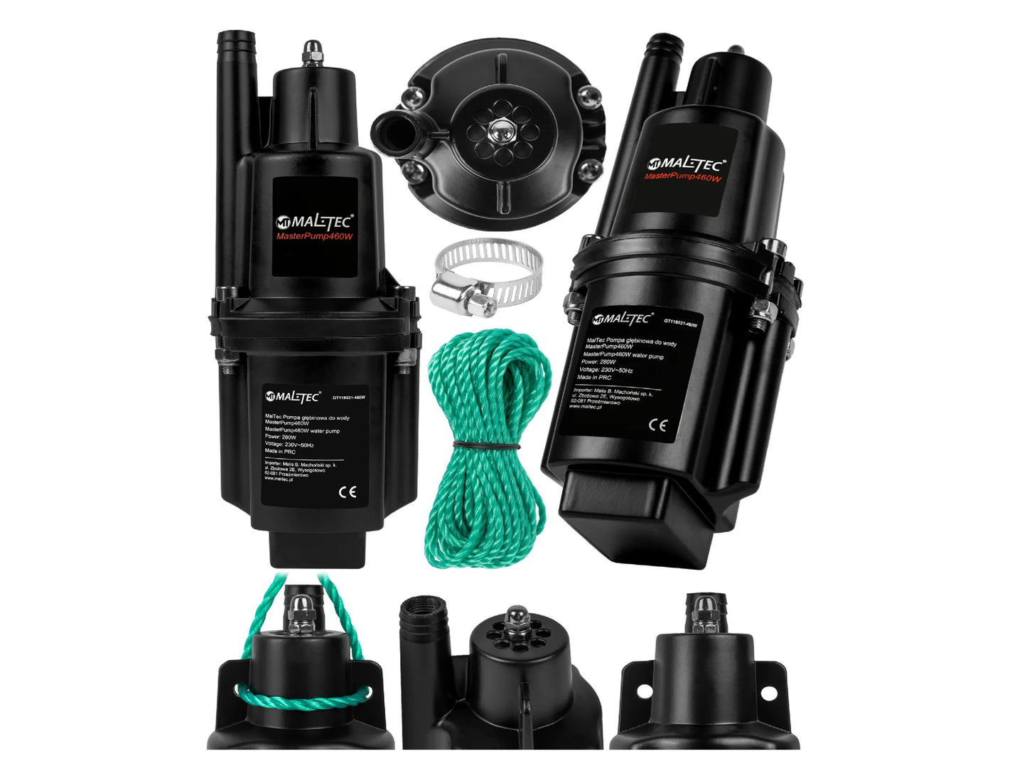 Pompa submersibila pentru apa curata, 1080 l / h, MalTec 111227