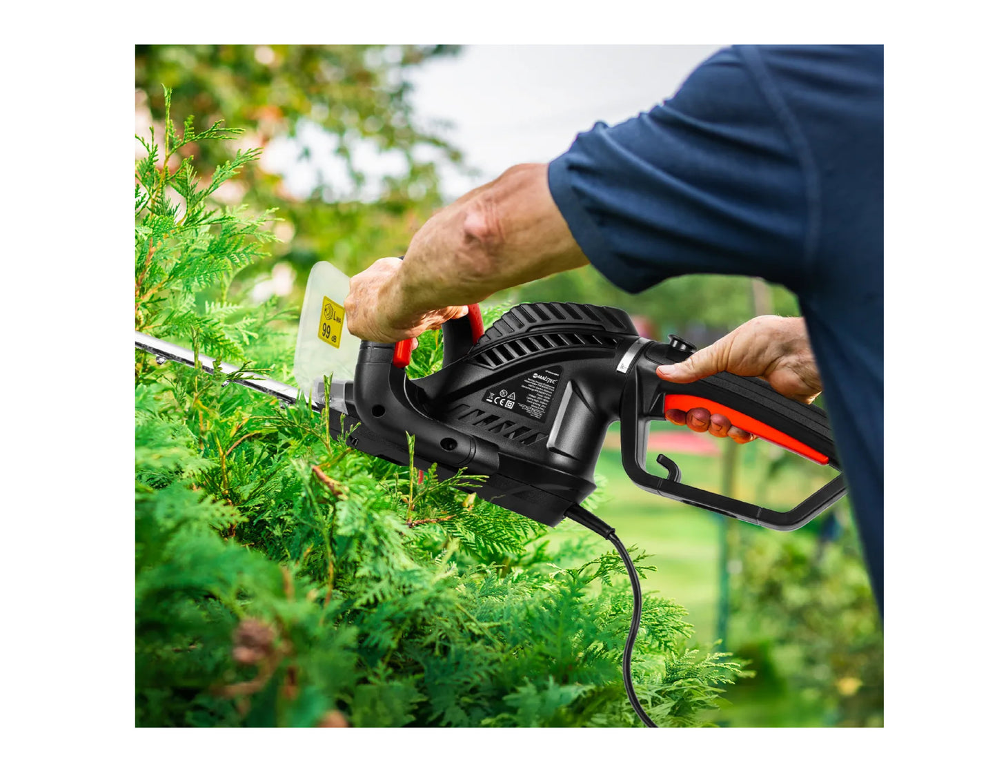 Foarfeca electrica pentru ramuri si gard viu MasterHedge-PRO, 1800 W, MalTec 111198