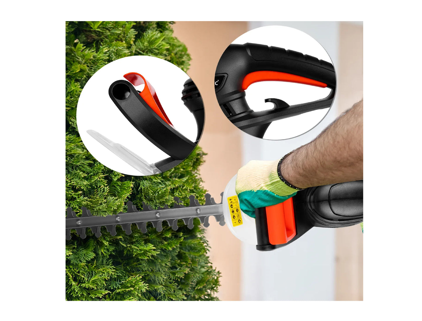 Foarfeca electrica pentru ramuri si gard viu MasterHedge450, 1500 W, MalTec 111199