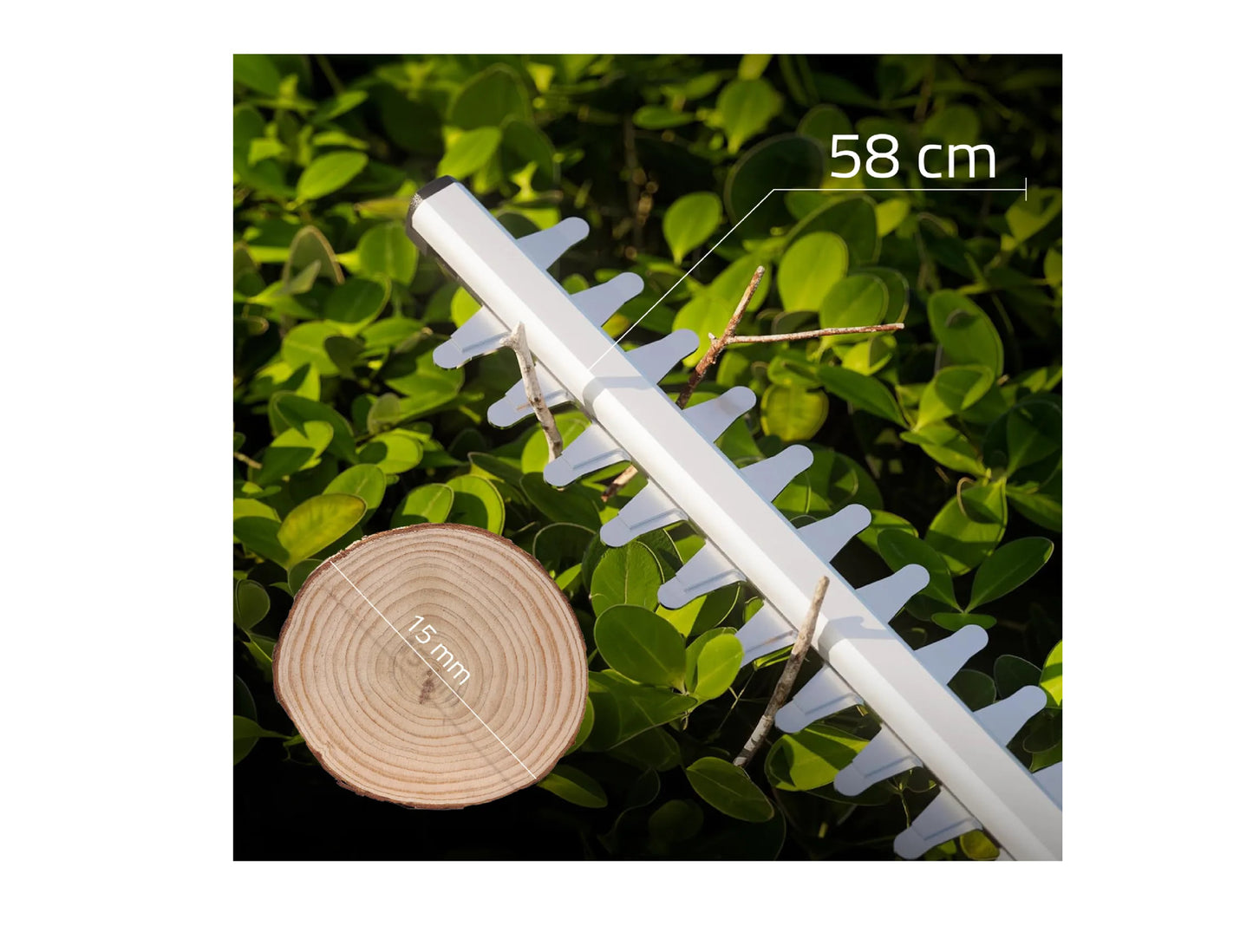 Foarfeca electrica pentru crengi si gard viu pe acumulator MasterHedge-20V, 580 mm, MalTec 111400