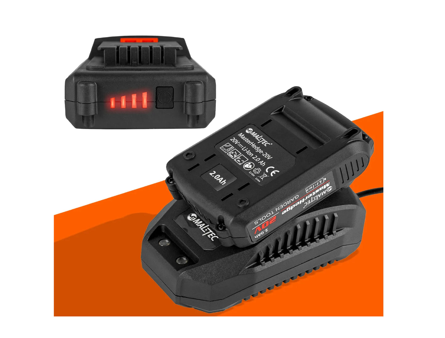 Foarfeca electrica pentru crengi si gard viu pe acumulator MasterHedge-20V, 580 mm, MalTec 111400