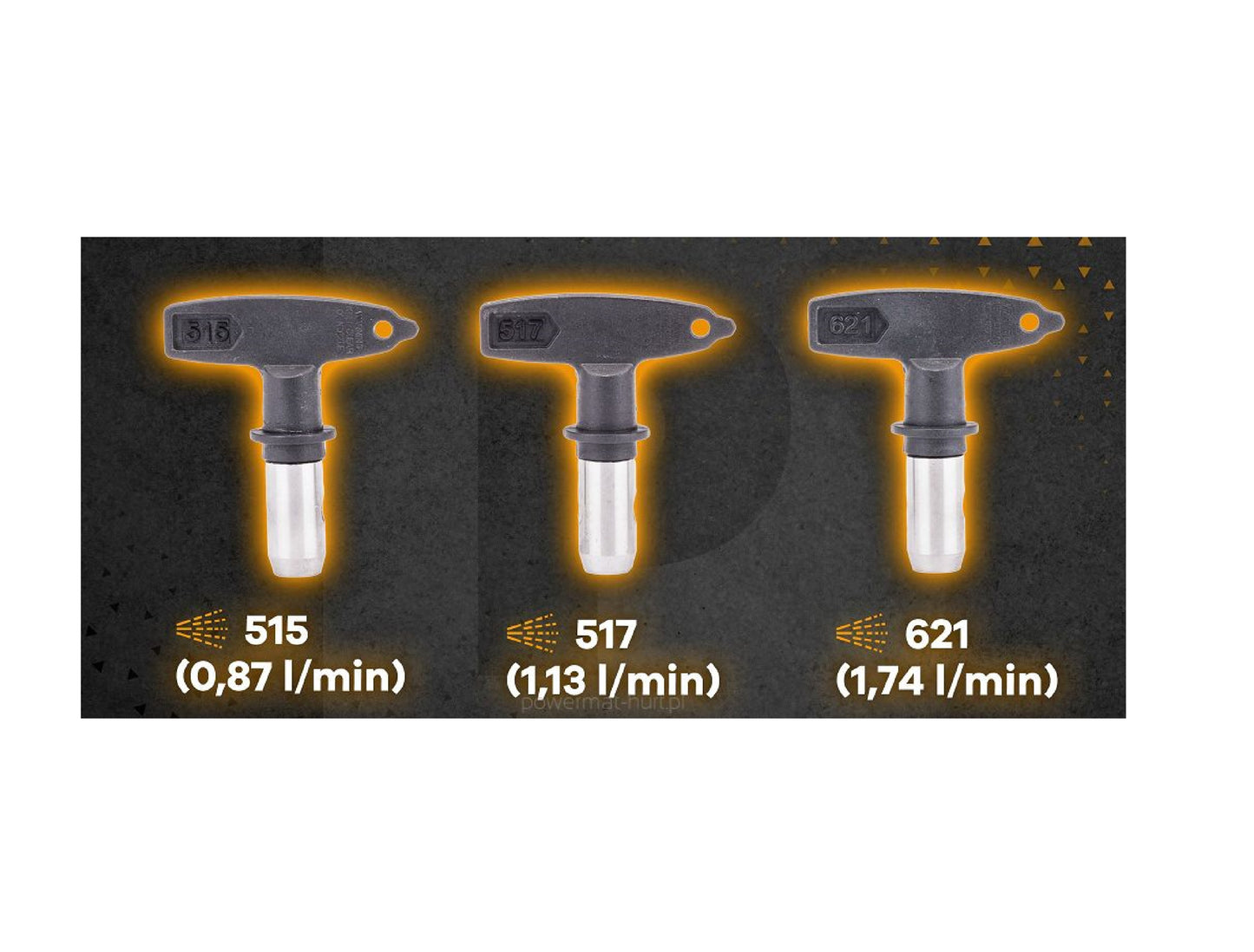 Agregat de vopsire hidrodinamic PM-PDM-1500MN, 1500 W, Powermat PM1295