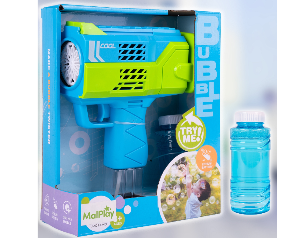 Pistol baloane de sapun, 20,5 x 14,7 x 6,2 cm, MalPlay 111493