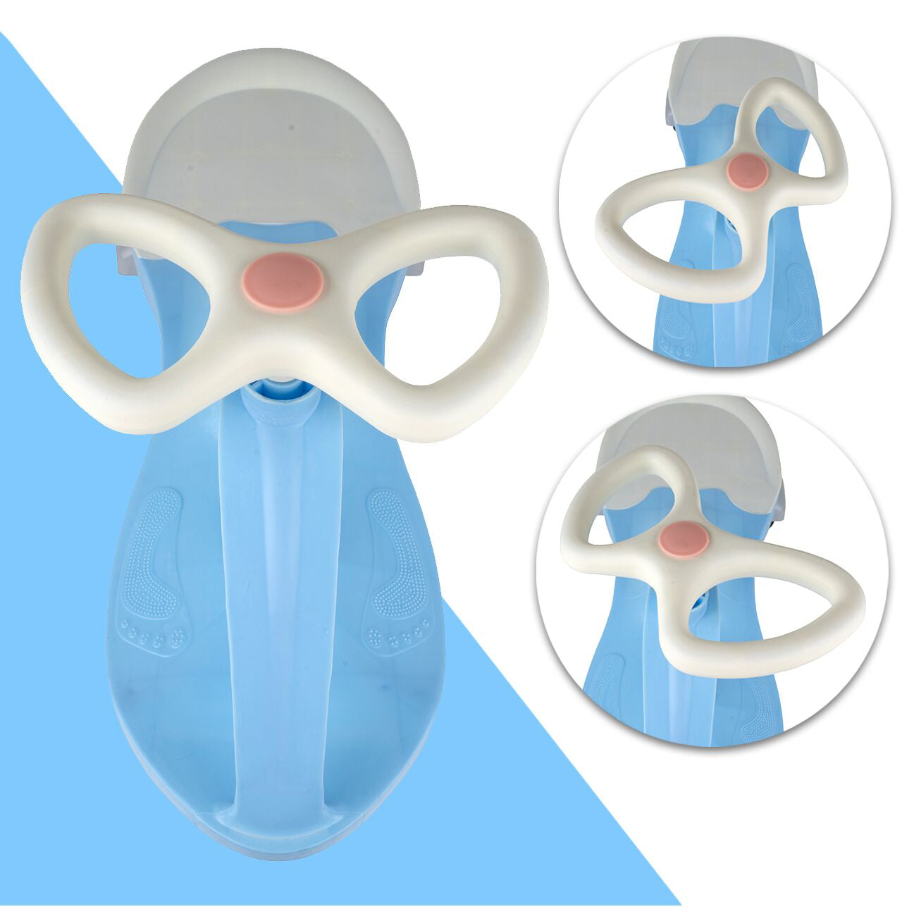 Vehicul Gravity cu roti luminoase, 70 x 31 cm, MalPlay 109648