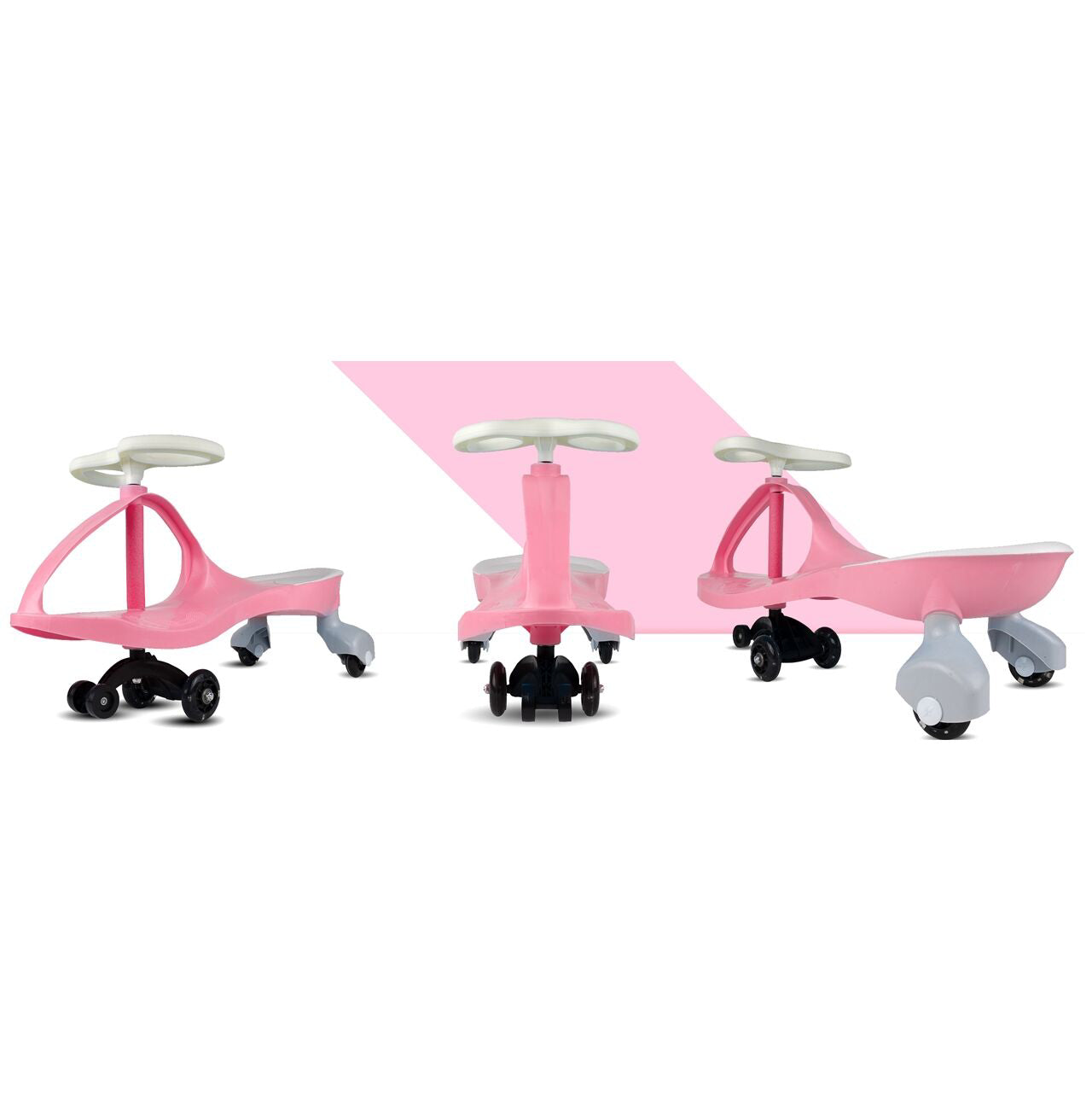 Vehicul fara pedale PlasmaCar, roz, MalPlay 109650