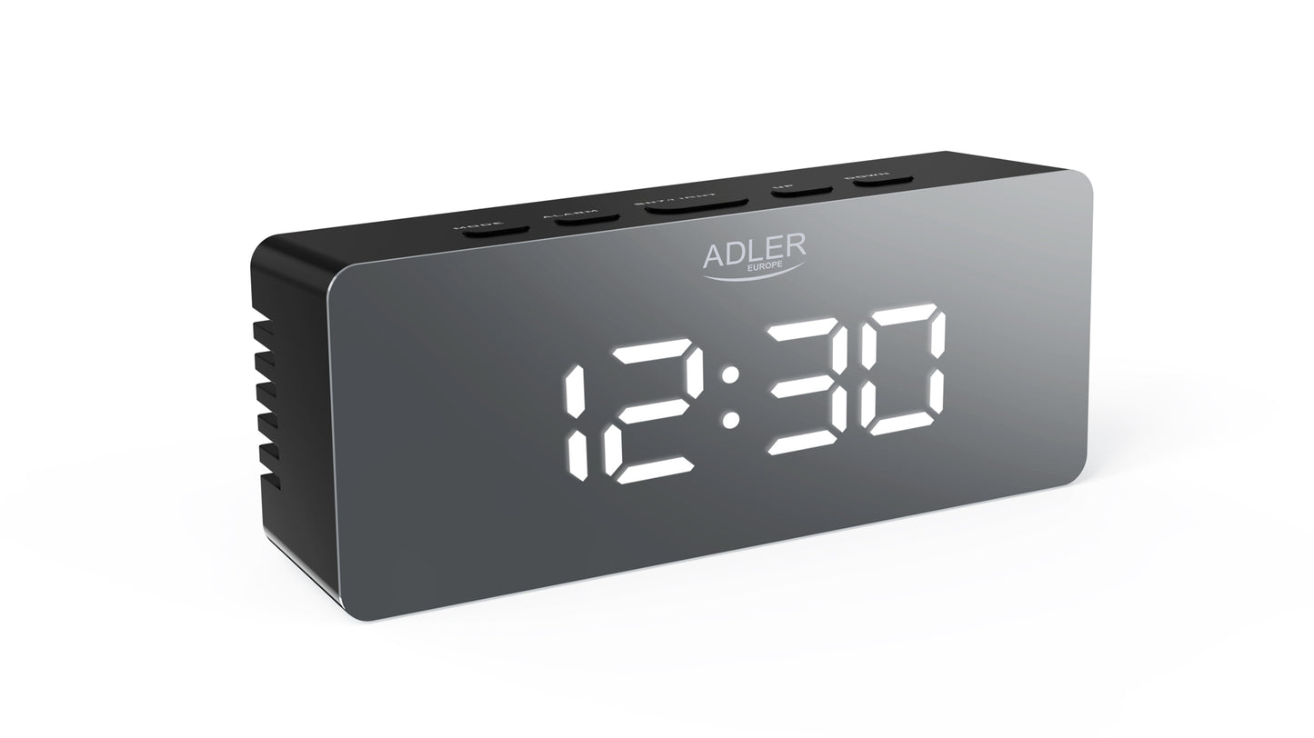 Ceas desteptator cu cablu USB si afisaj LED, Adler AD1189b