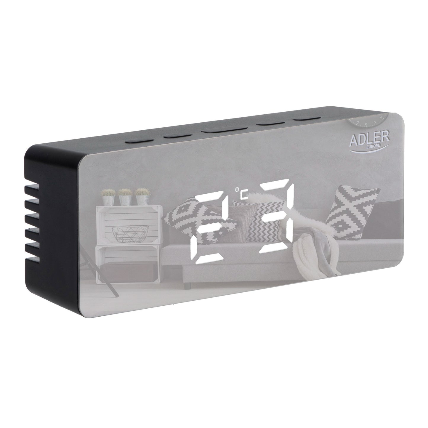 Ceas desteptator cu cablu USB si afisaj LED, Adler AD1189b