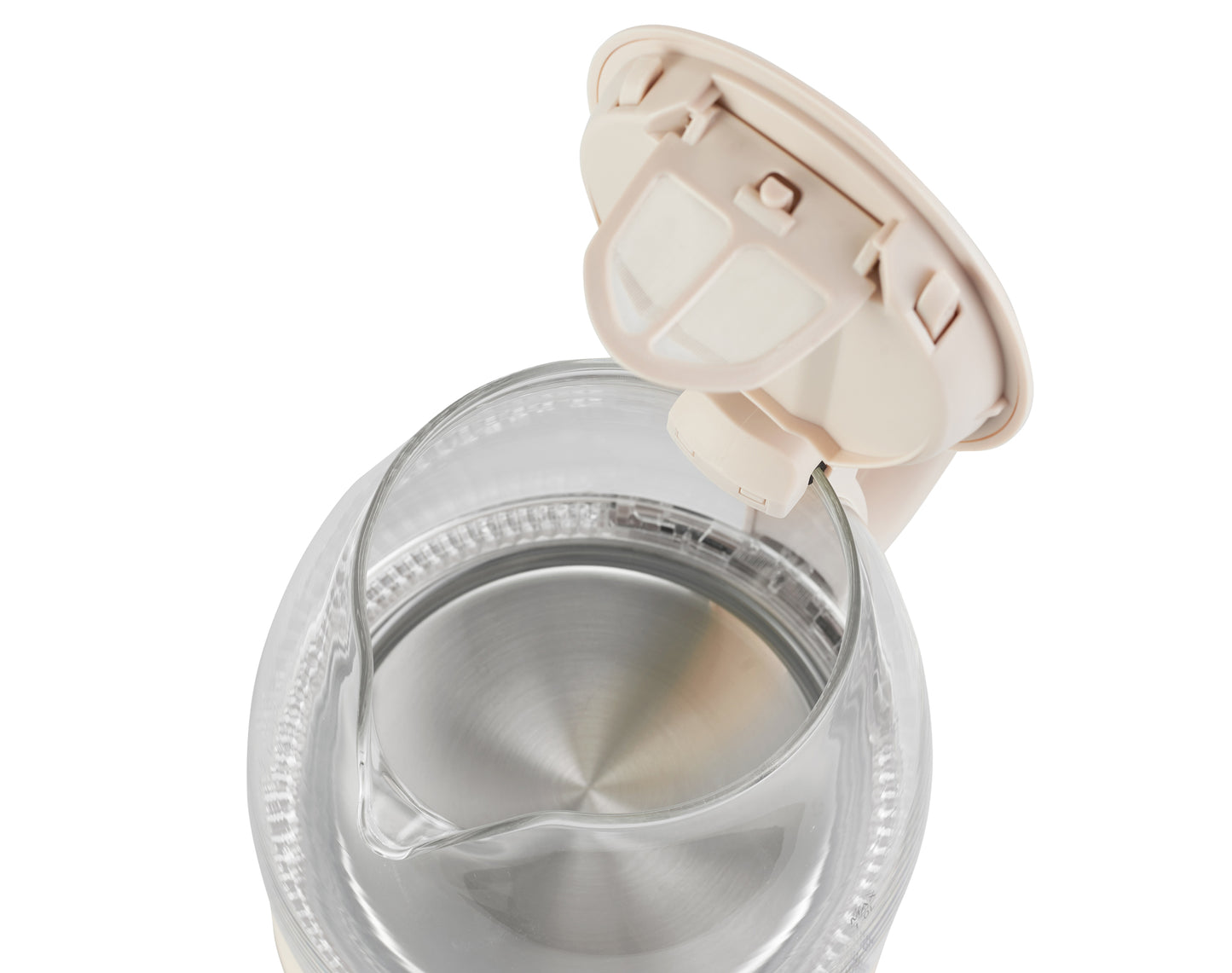 Fierbator electric din sticla, 1 l, 1100 W, gri, Adler AD1283g