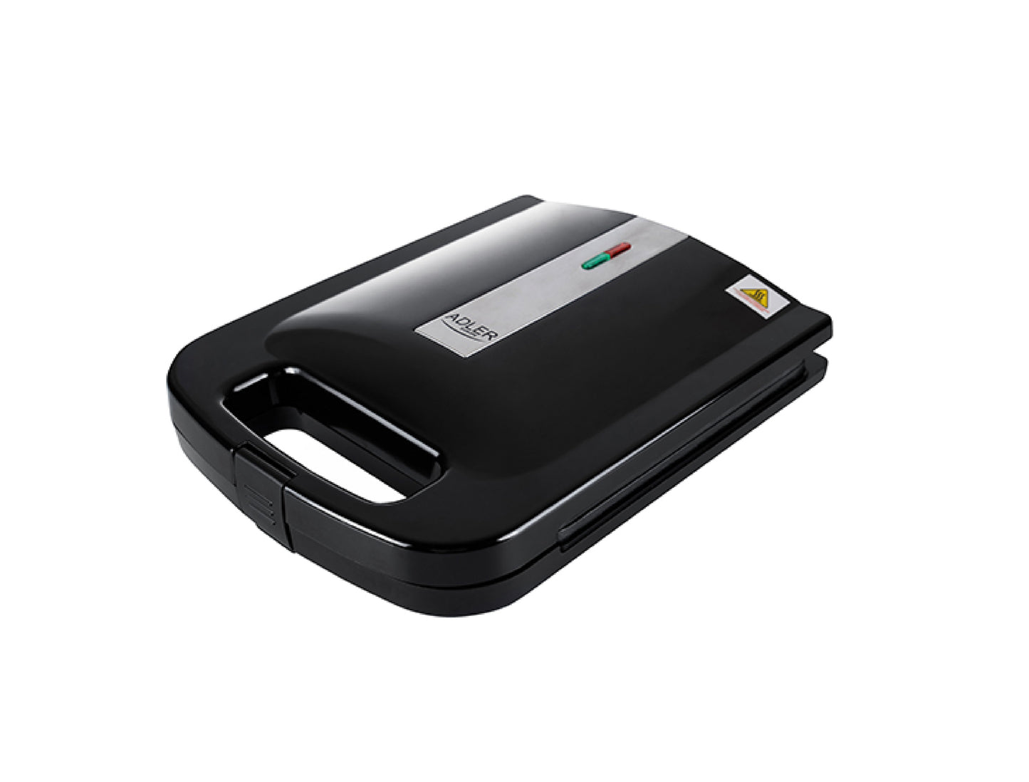 Sandwich maker XXL, 2000 W, 4 sandwich-uri mari, maner ignifug, picioare antiaderente, Adler AD3055