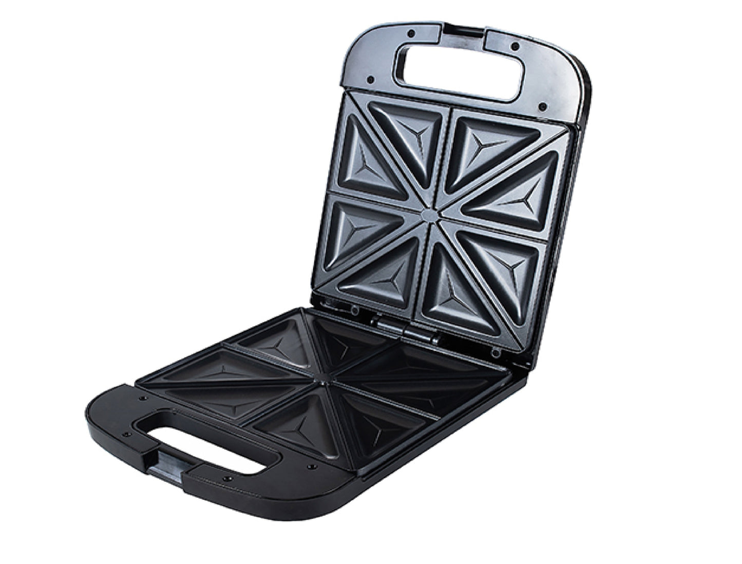 Sandwich maker XXL, 2000 W, 4 sandwich-uri mari, maner ignifug, picioare antiaderente, Adler AD3055