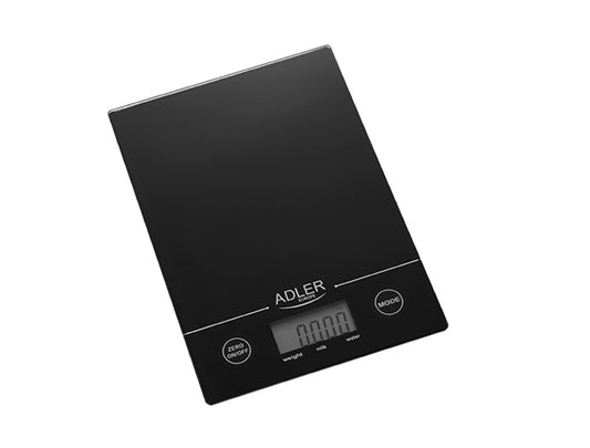 Cantar de buctarie cu afisaj LCD, negru, Adler AD3138b