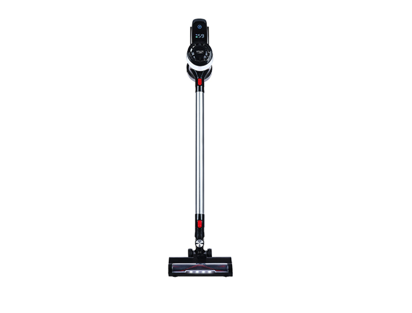 Aspirator vertical cu acumulator Dual Cyclone, 2000 mAh, filtru HEPA, afisaj LED, Adler AD7048