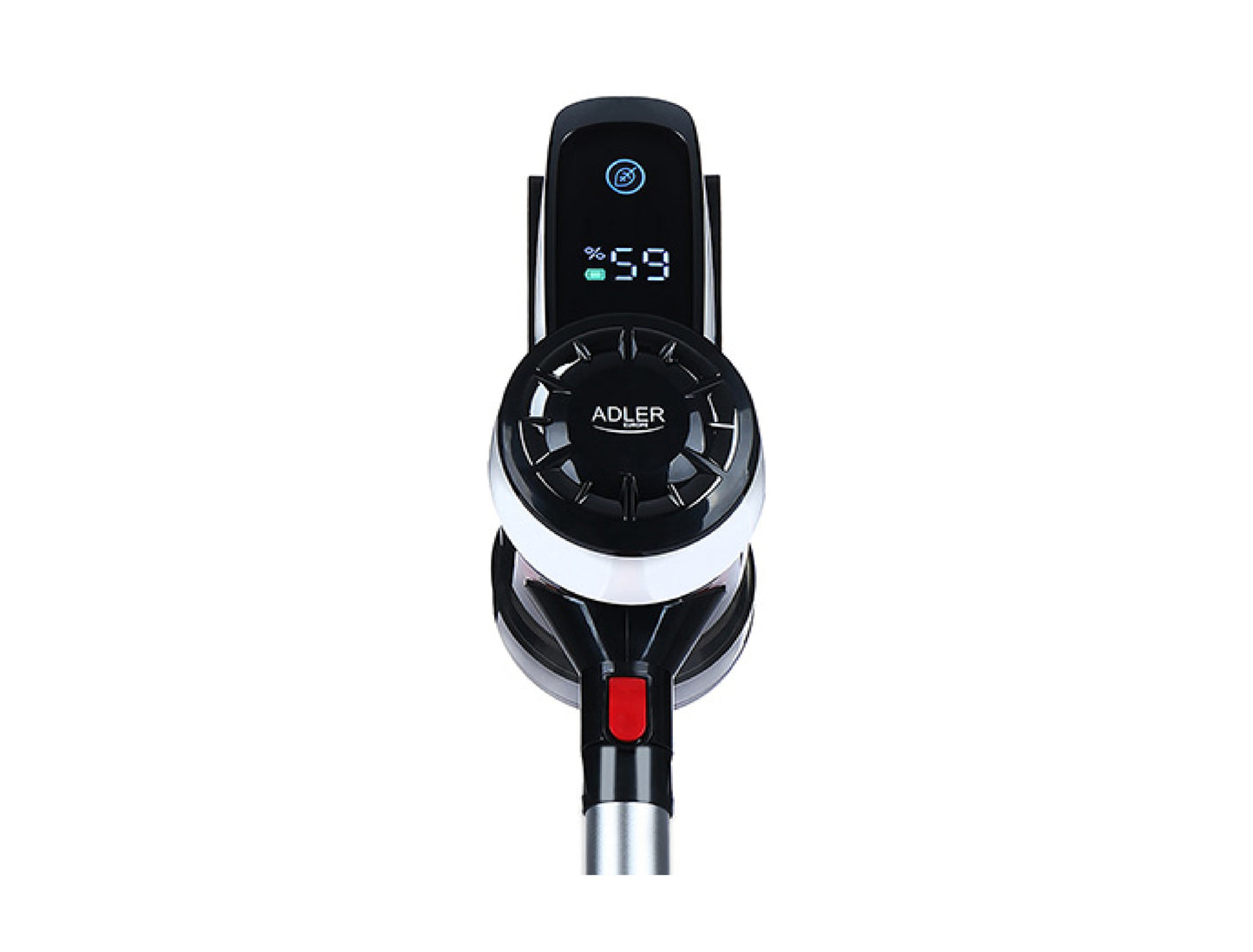 Aspirator vertical cu acumulator Dual Cyclone, 2000 mAh, filtru HEPA, afisaj LED, Adler AD7048