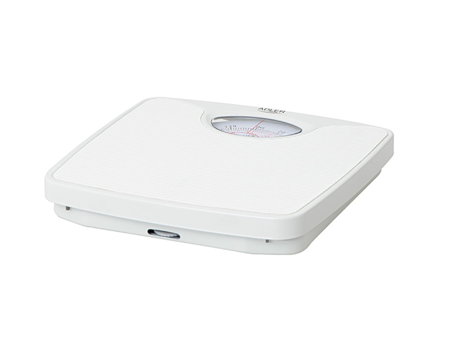 Cantar mecanic pentru baie, capacitate 130 kg, alb, Adler AD8151w