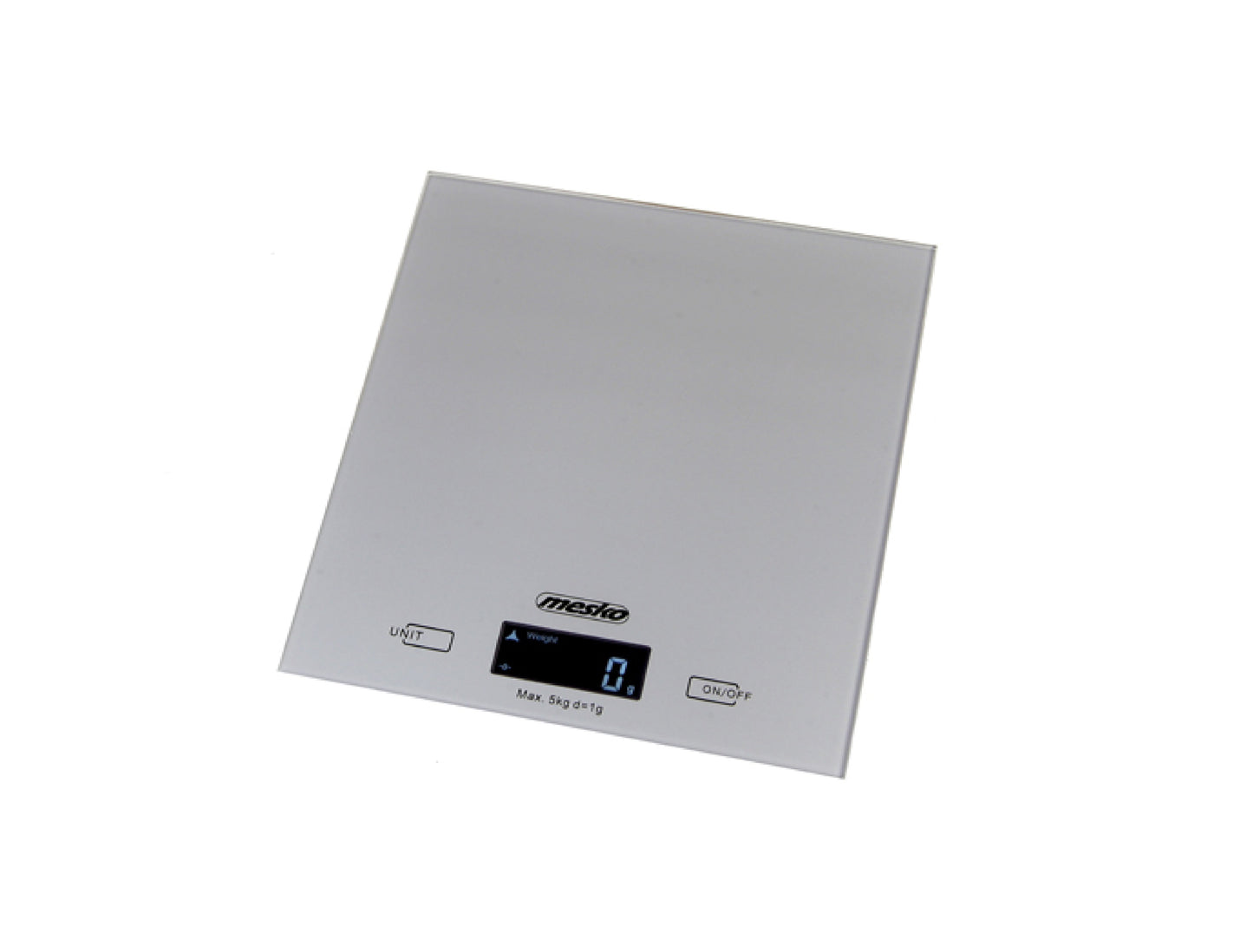 Cantar de bucatarie profesional, capacitate maxima 5 kg, ecran LCD, Mesko MS3145