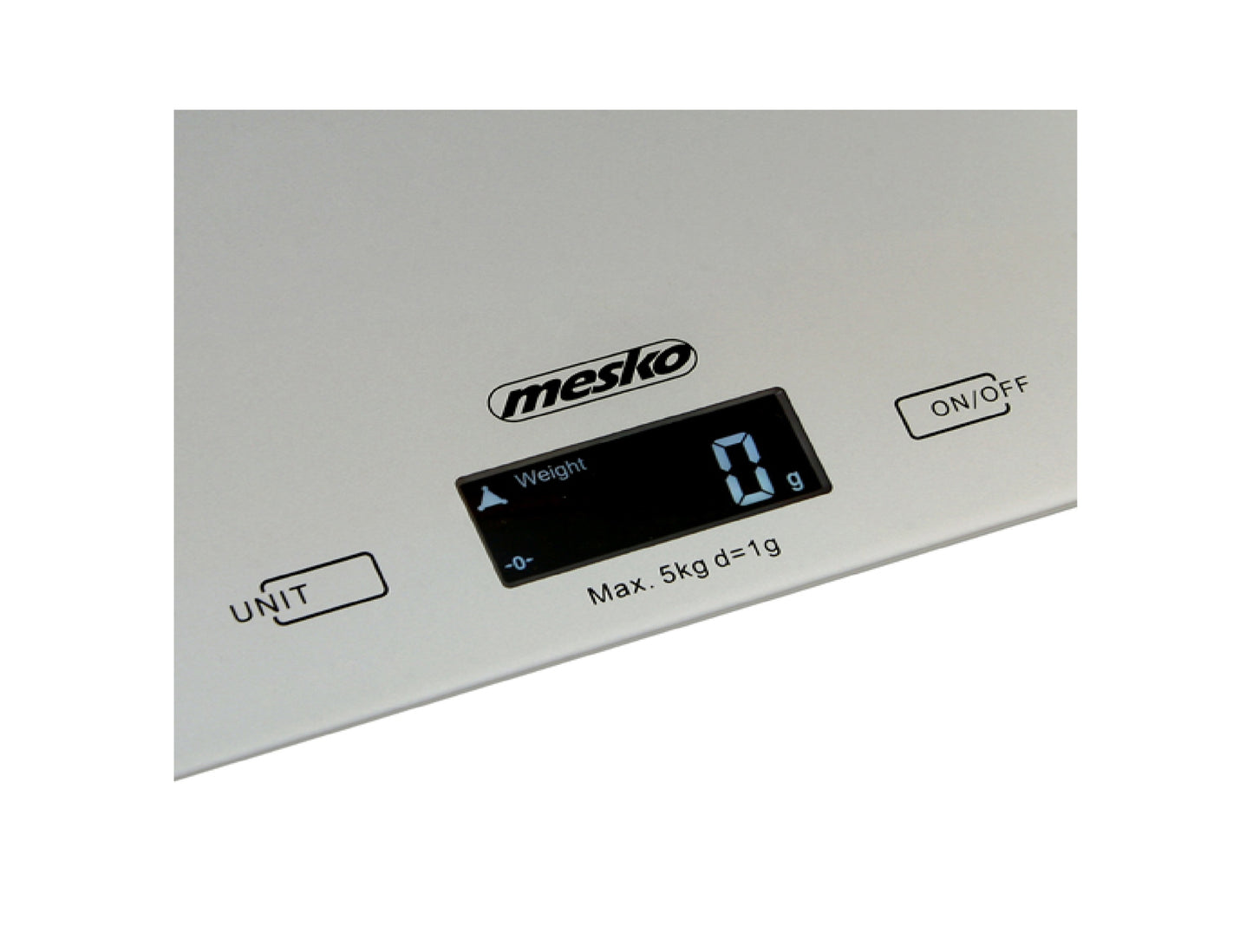 Cantar de bucatarie profesional, capacitate maxima 5 kg, ecran LCD, Mesko MS3145