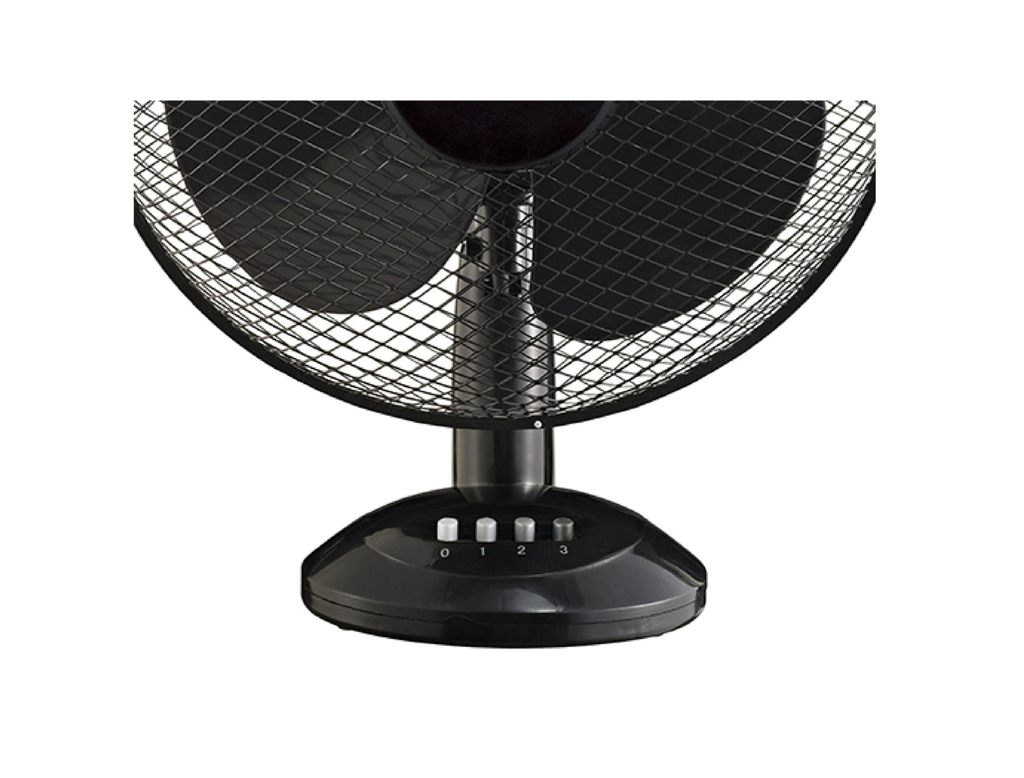 Ventilator de masa, 3 trepte, 45 W, negru, Mesko MS7310
