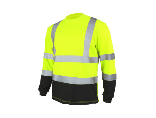 Bluza T-REF fluorescent galben cu dungi reflectorizante, marimea XXL, Artmas ART703009