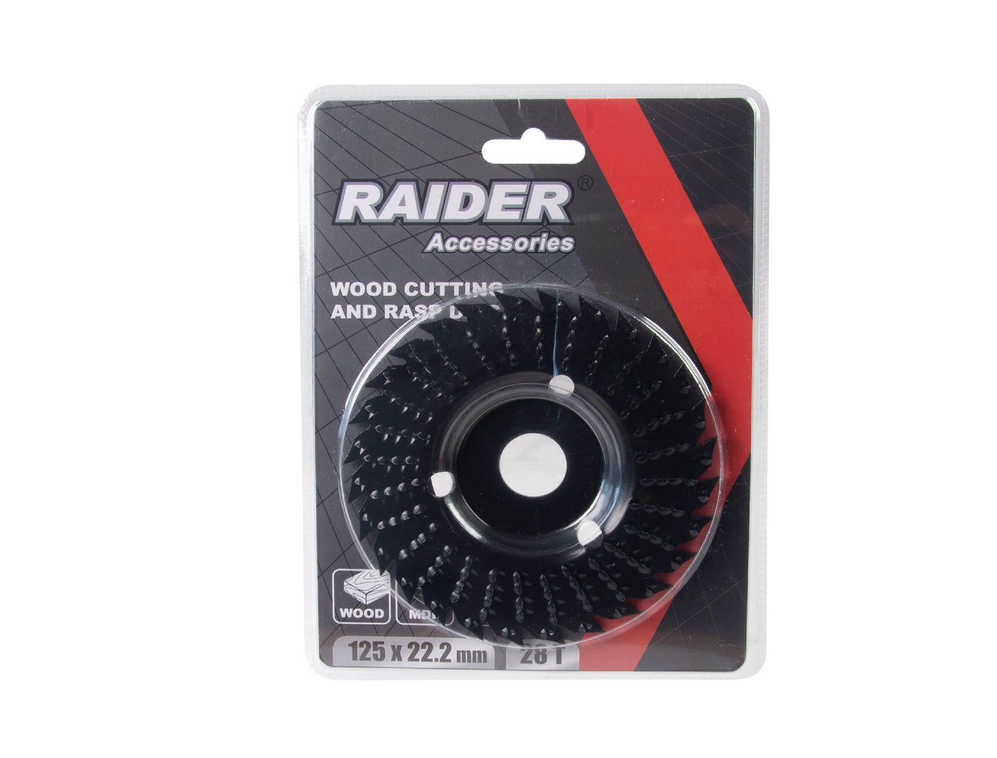 Disc pentru taiere lemn, 125 x 22.2 mm, Raider Power Tools 140145