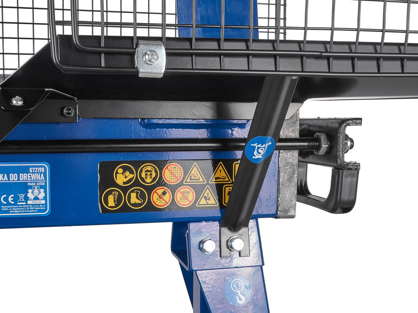 Despicator electric de busteni cu suport, 7T, 2200 W, Geko G72198