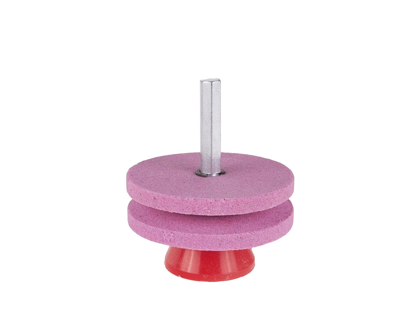 Ascutitor lame pentru masini de tuns iarba, 2 x 53 mm, suport HEX pentru burghiu, Geko G83061