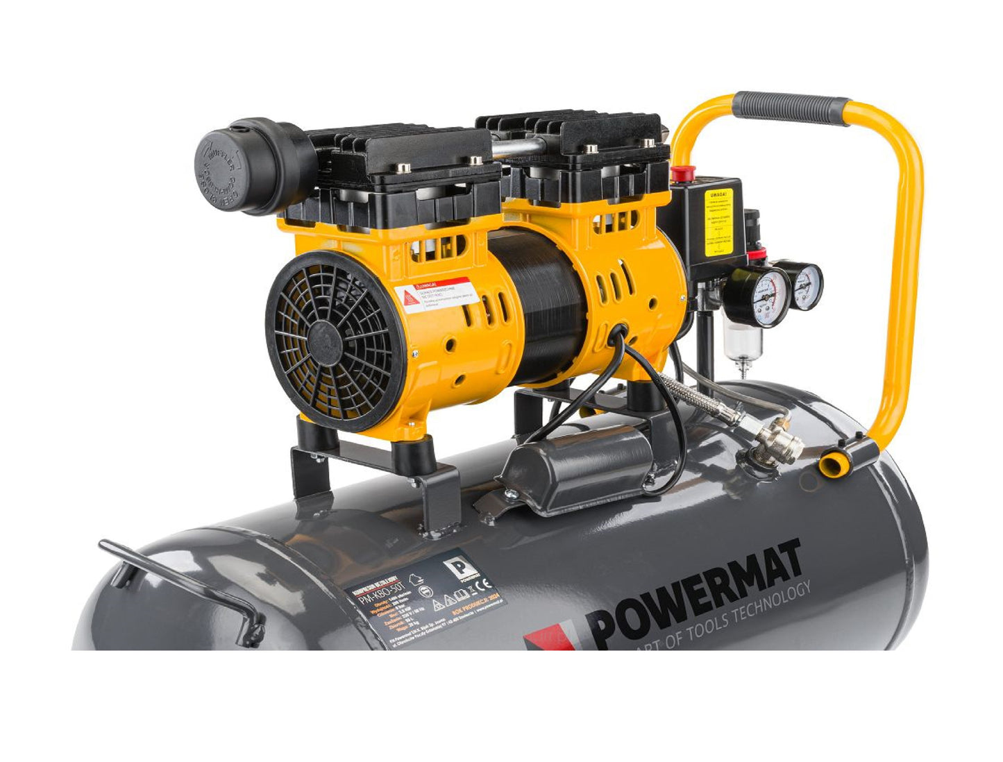 Compresor de aer PM-KBO-50T, 2.8 kW, Powermat PM1284