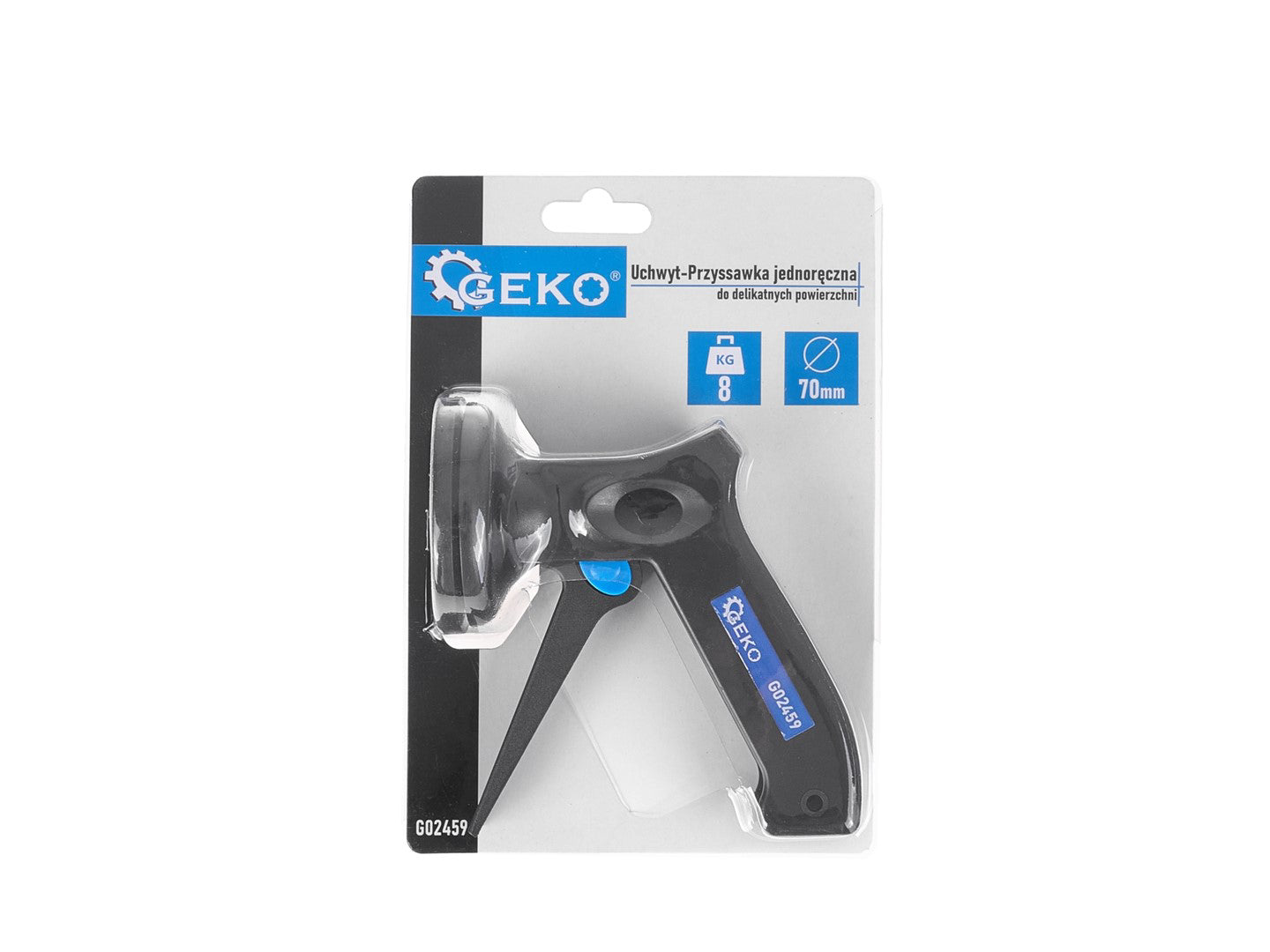 Mini ventuza manuala, 70 mm, capacitate maxima 8 kg, Geko G02459